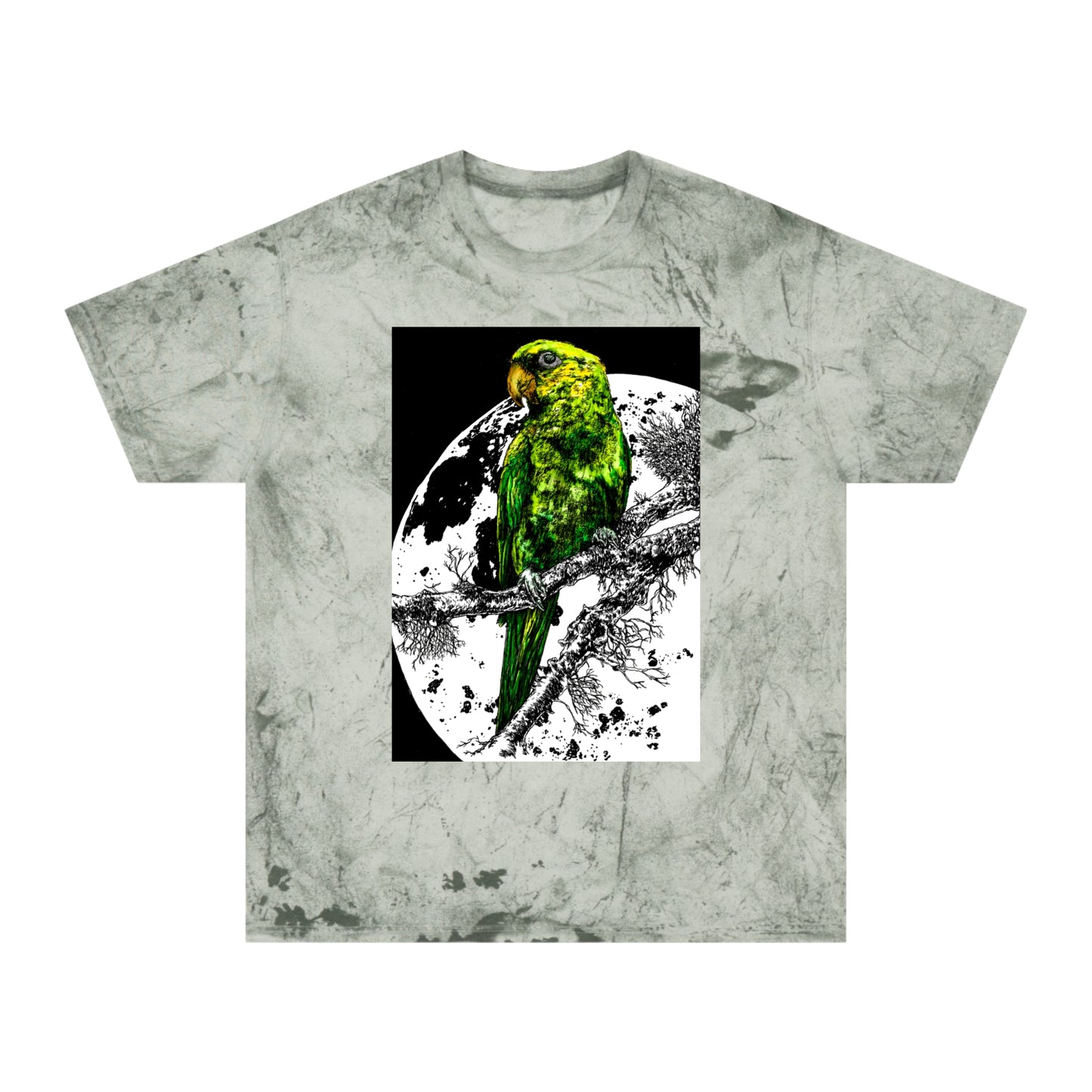 Parrot Color Blast Unisex T-Shirt - Vibrant Bird Art Tee