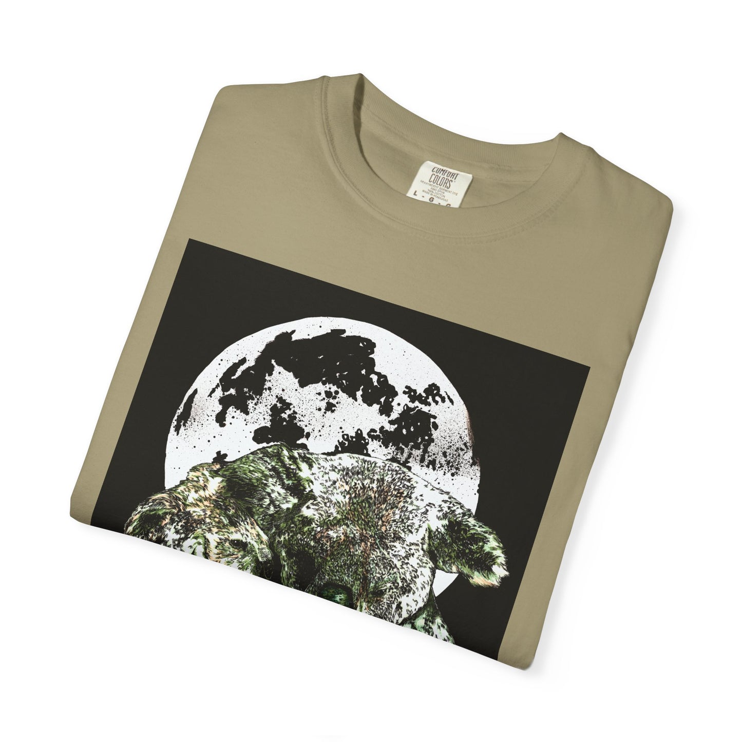 Moonlit Koala T-Shirt for Nature Lovers - Unisex Garment-Dyed Eco-Friendly Tee