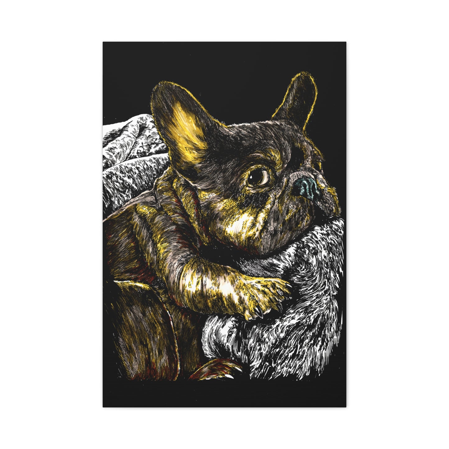 French Bulldog Canvas Wall Art Print of the Original,