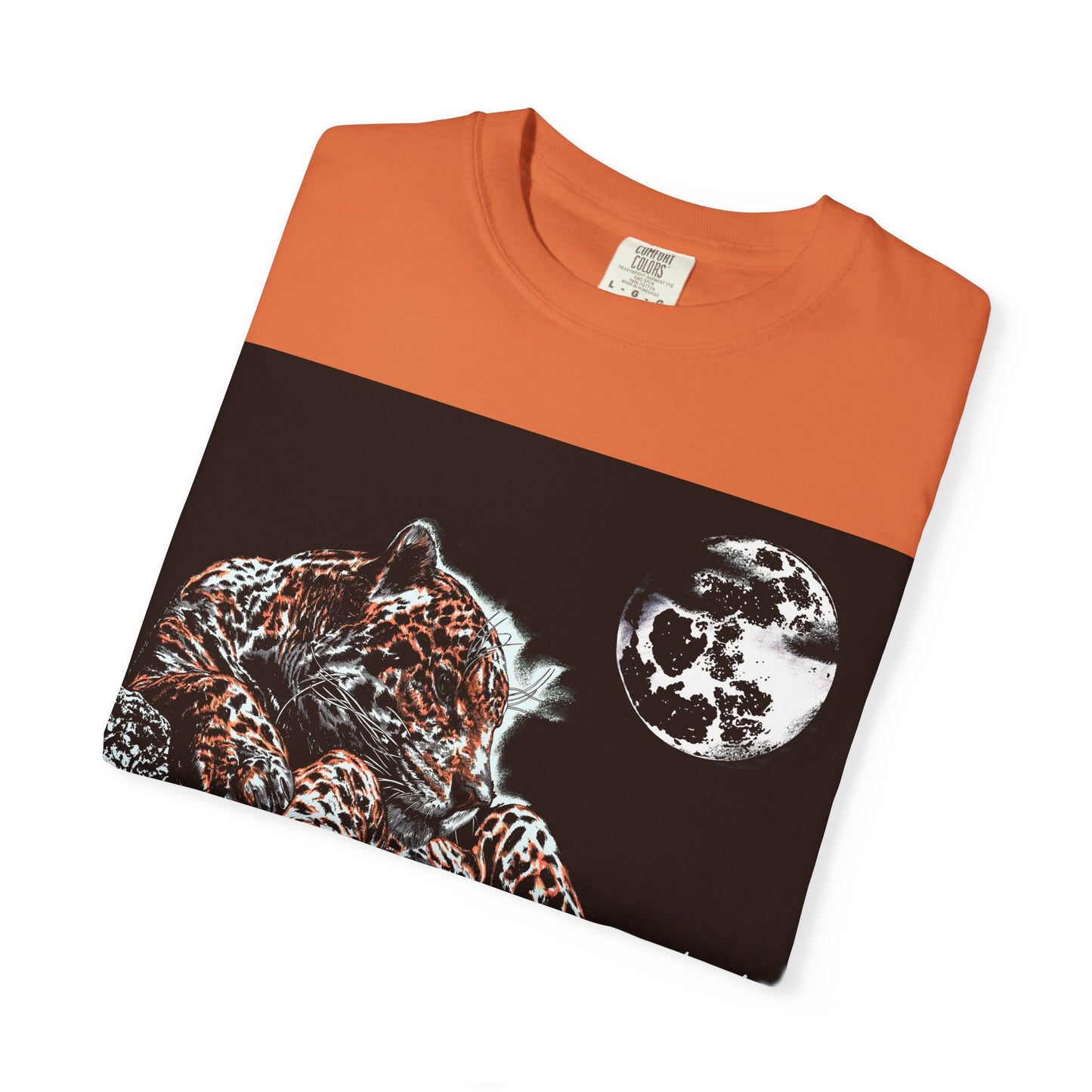 Moonlit Leopard Unisex Garment-Dyed T-Shirt