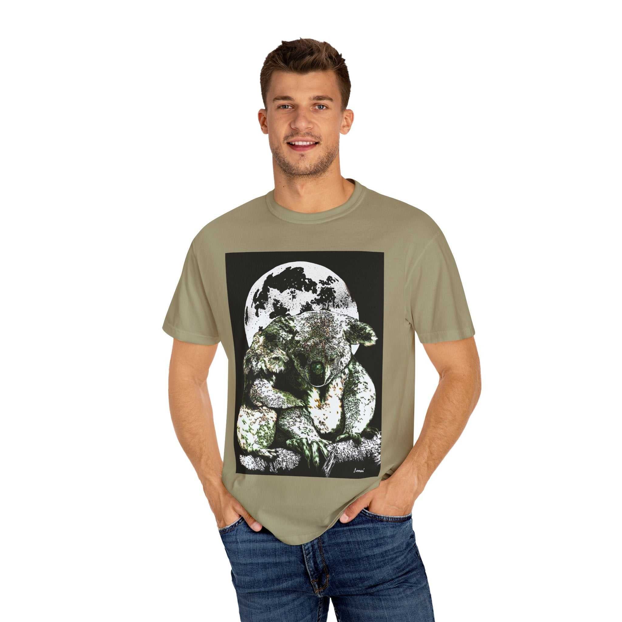 Koala T-Shirt for Nature Lovers - Unisex Garment-Dyed