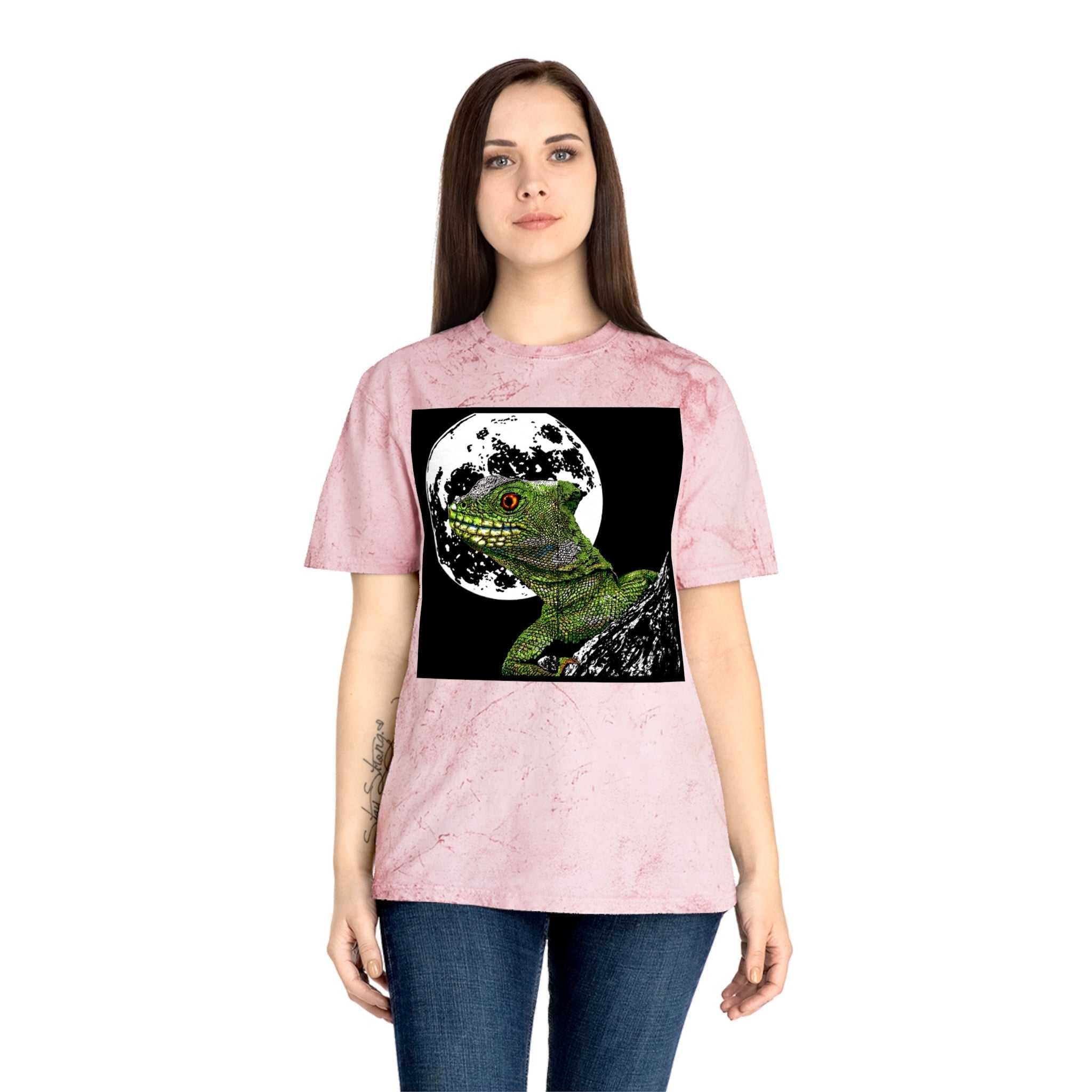 Striking Lizard Color Blast T Shirt featuring the Original