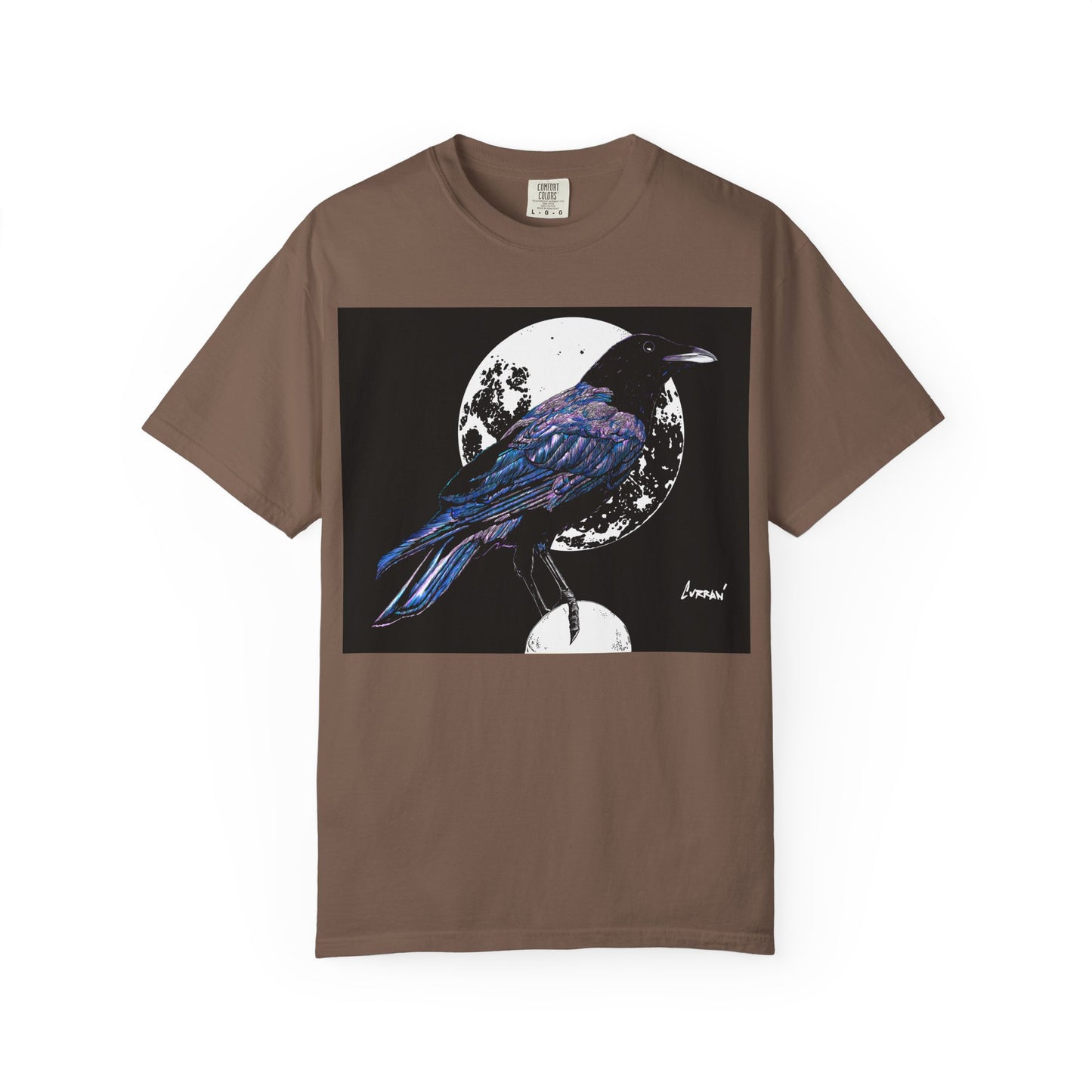 Crow Garment-Dyed T-Shirt for Nature Lovers