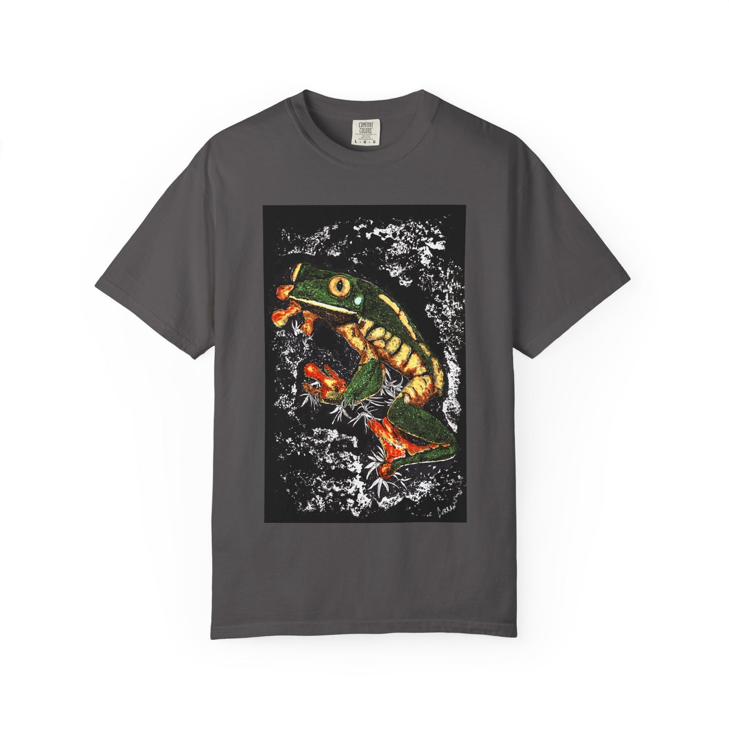 Colorful Frog Unisex T-shirt - Eco-Friendly Art Tee
