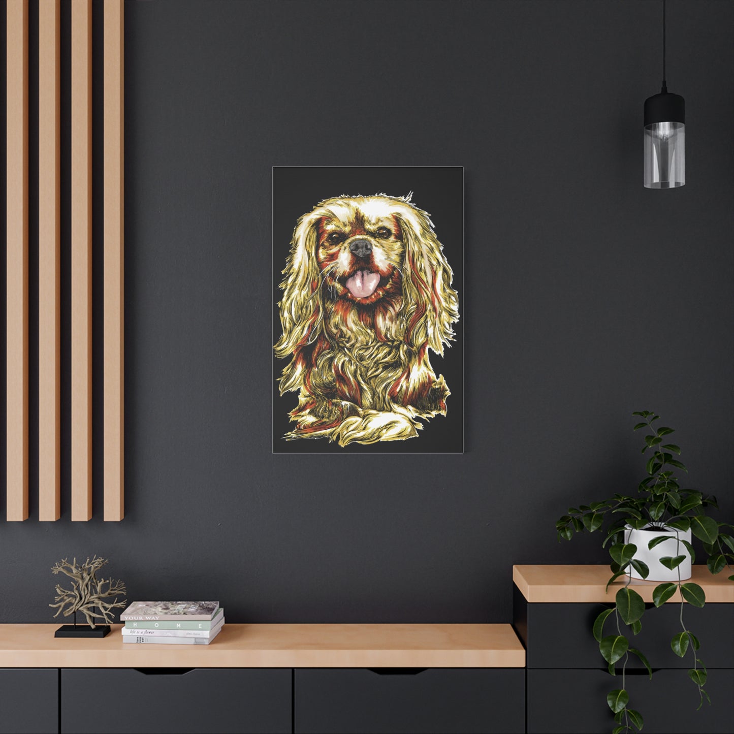 Cocker Spaniel Print, Hand-Drawn Dog Art