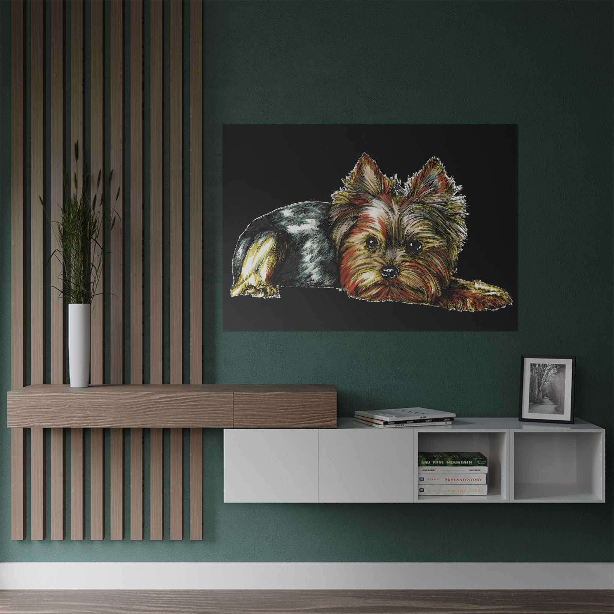 Yorkshire Terrier Satin Poster - Perfect for Dog Lovers