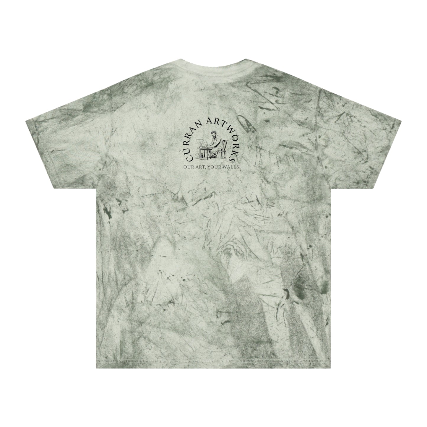 Color Blast T-Shirt with Dog Design - Unisex Moonlit Pet Tee