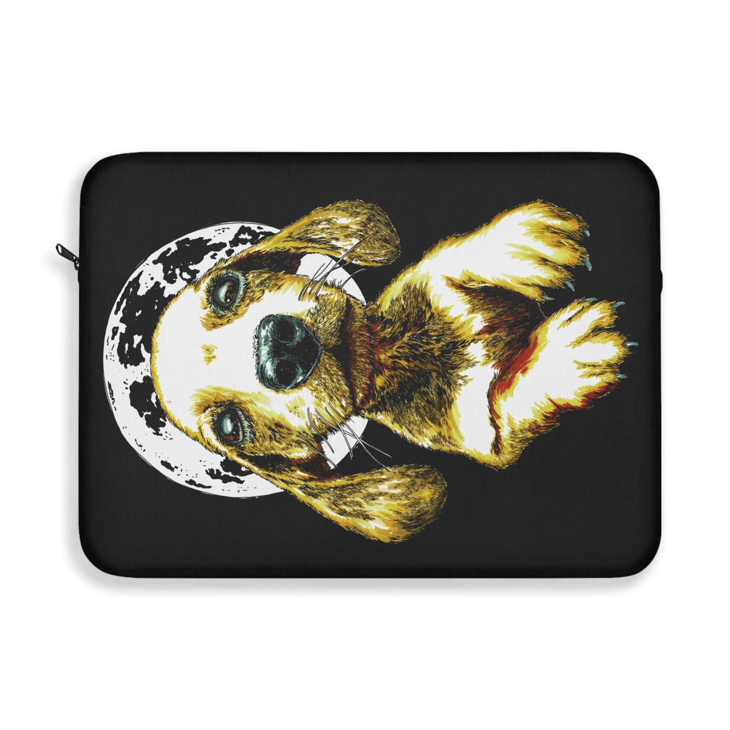 Moonlit Dog Laptop Sleeve - Stylish & Protective Case for Pet Lovers