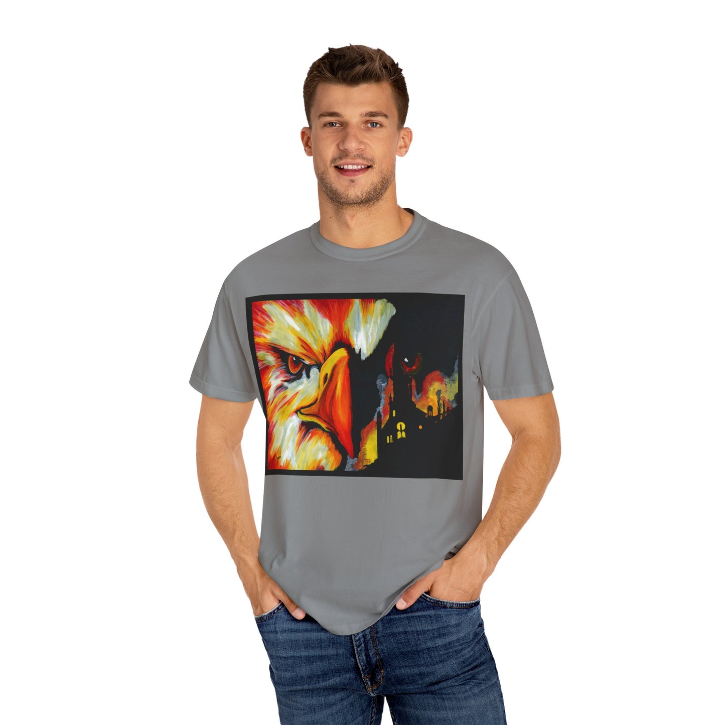 Mythical Phoenix Unisex T-Shirt - Eye-Catching Graphic Tee