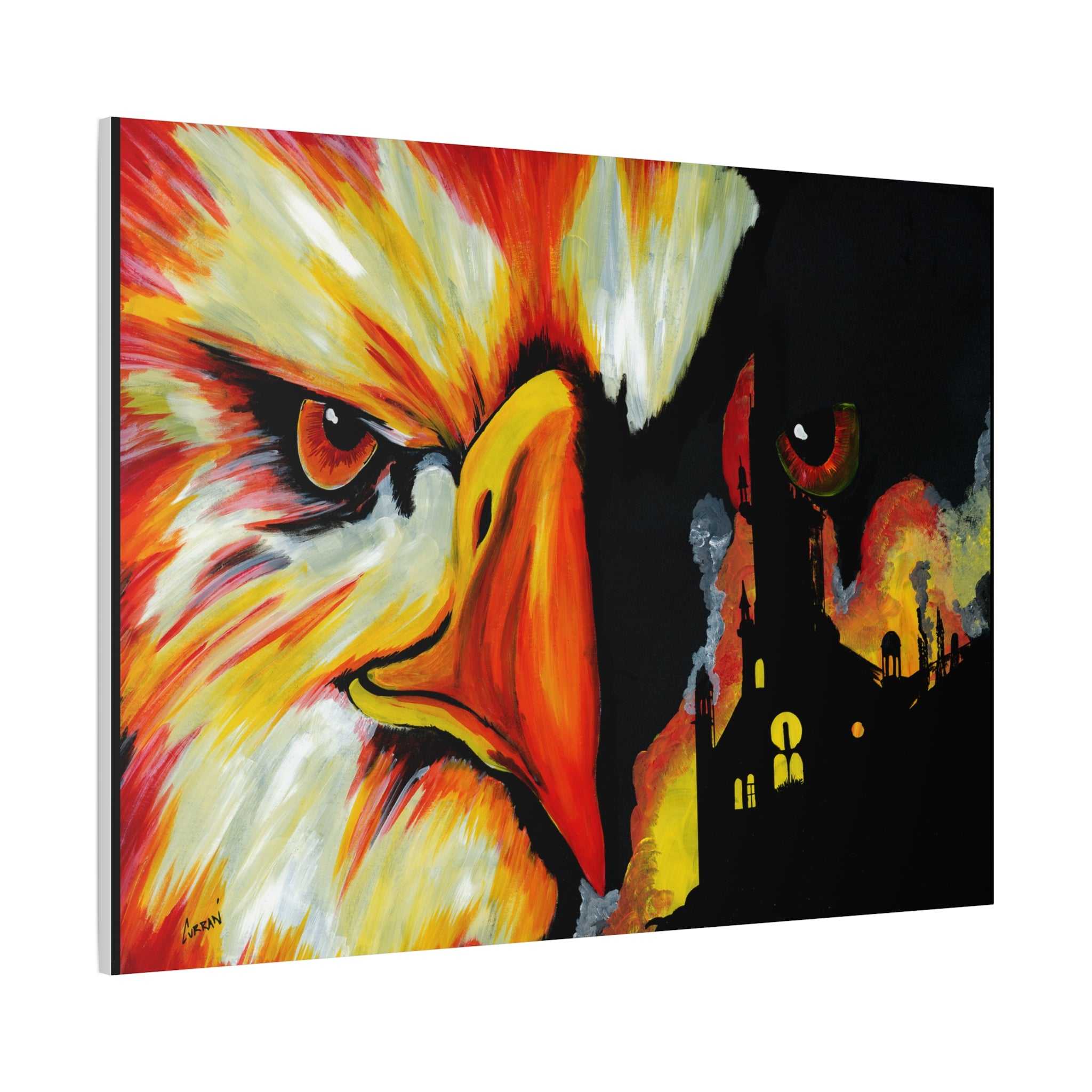 Phoenix Canvas Print, print of my Original hand painted art