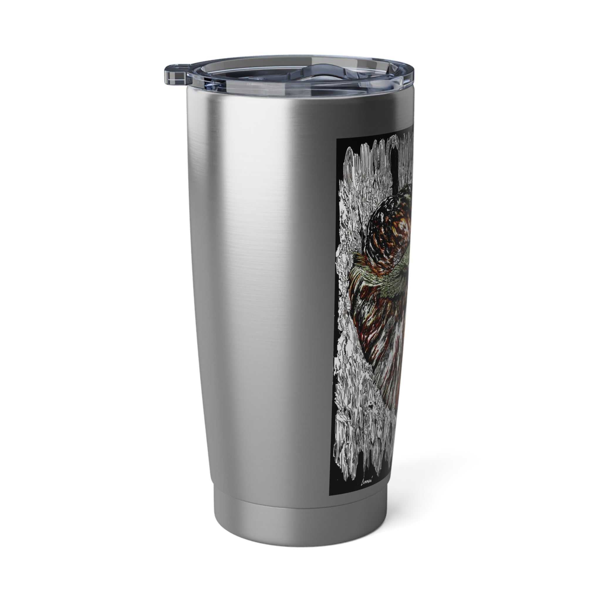 Owl Wall Art 20oz Tumbler, Mug, Travel Cup, Gift Idea,
