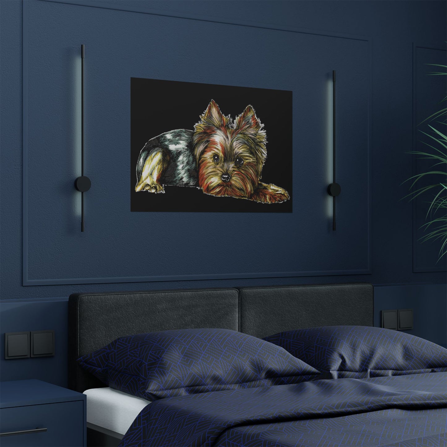 Yorkshire Terrier Satin Poster