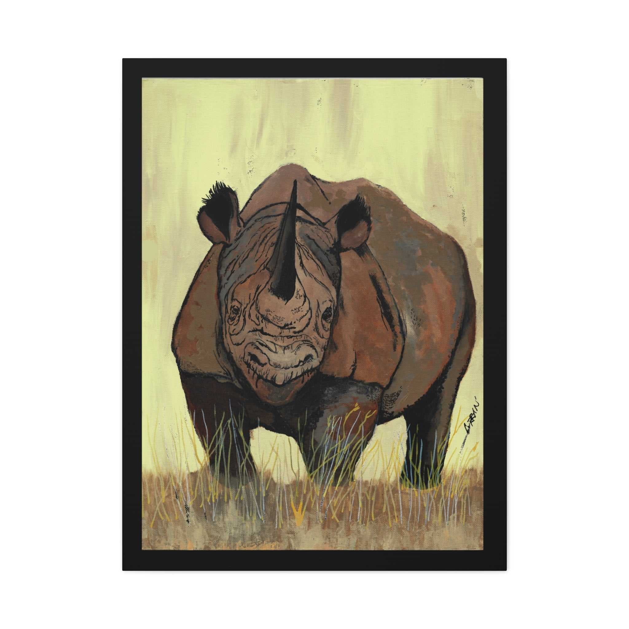 Transform your space with our stunning Rhino Wall Art Print of the Original, hand drawn wall art of a Rhino masterpiece. Elevate your décor now!