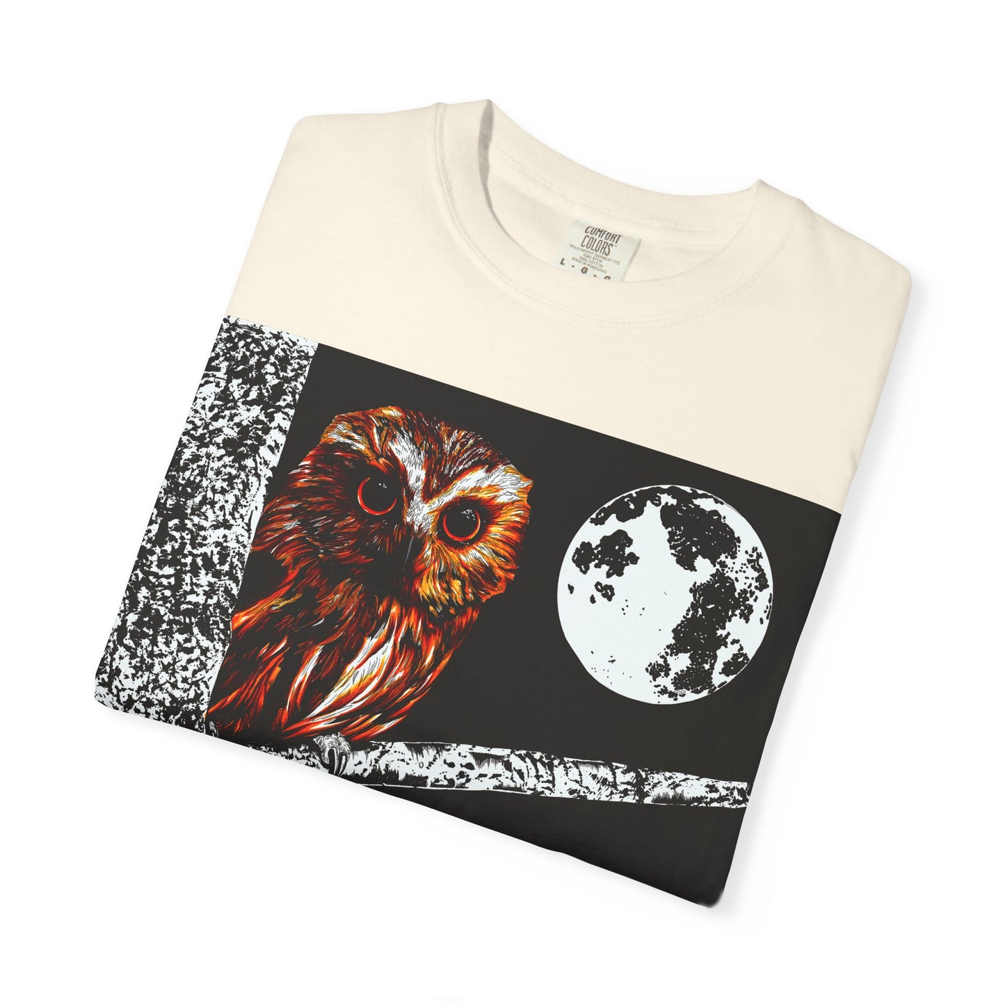 Moonlit Owl Unisex T-Shirt - Nature-Inspired Graphic Tee