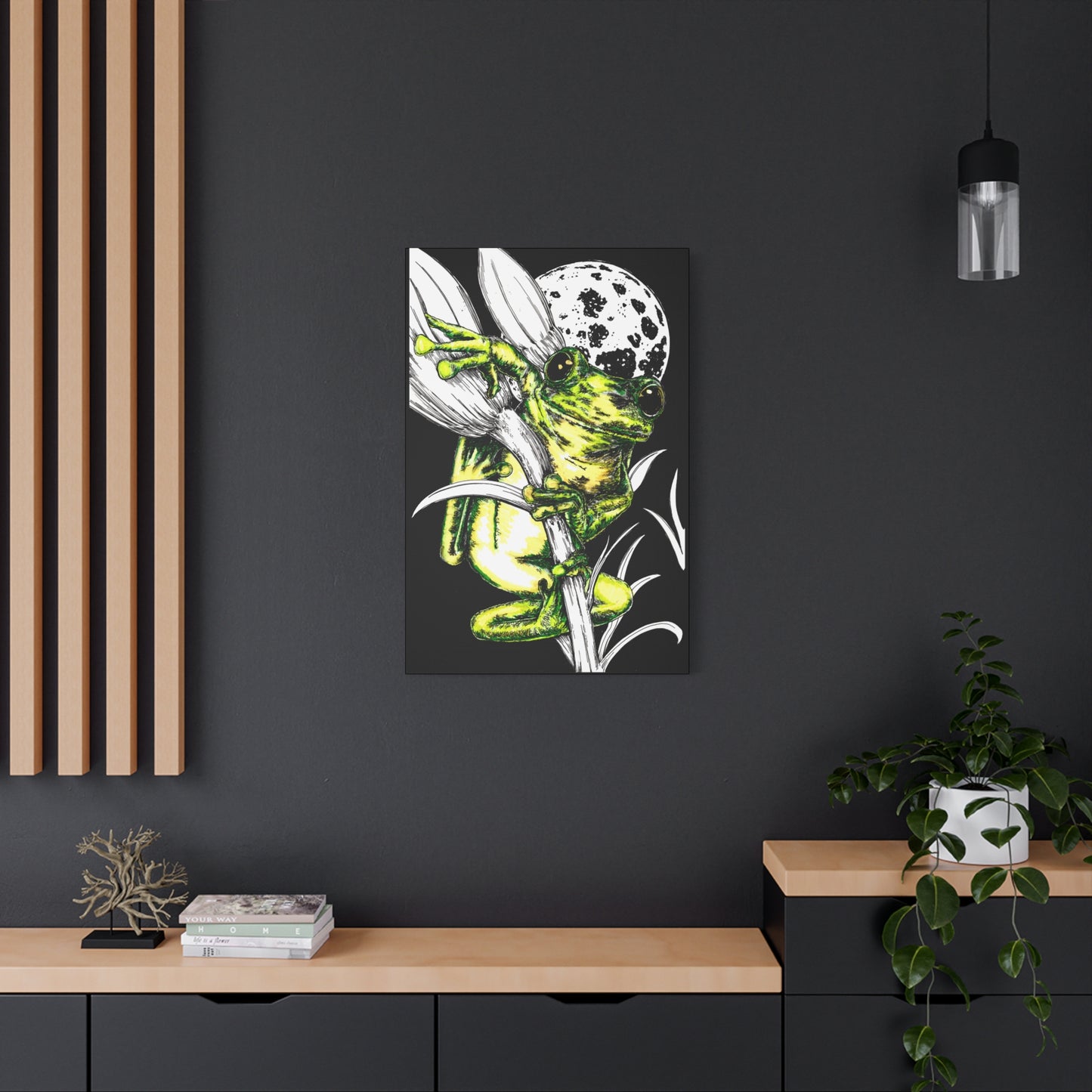 Frog 1 Wall Art Print of the Original, hand drawn wall art