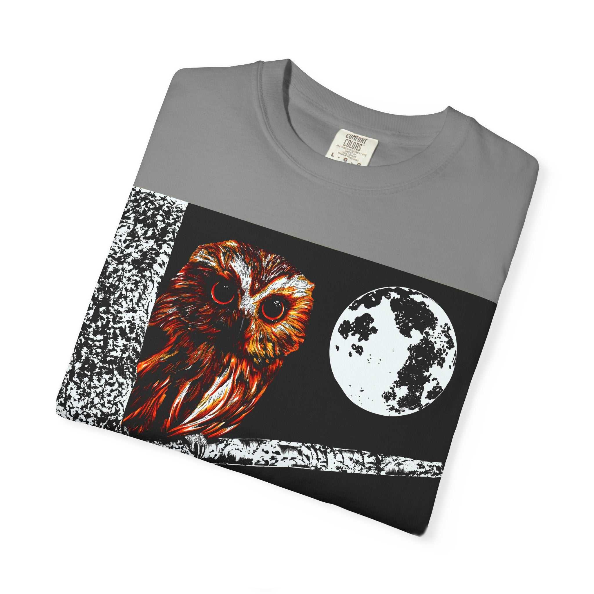 Moonlit Owl Unisex T-Shirt - Nature-Inspired Graphic Tee