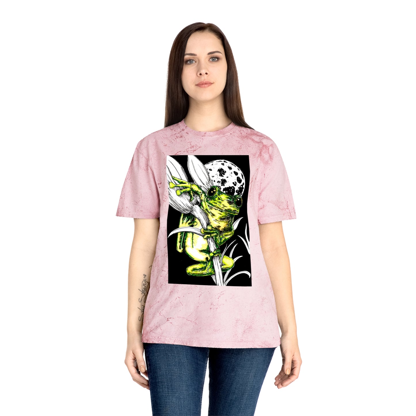 Colorful Frog Art Unisex T Shirt Vibrant Nature Design