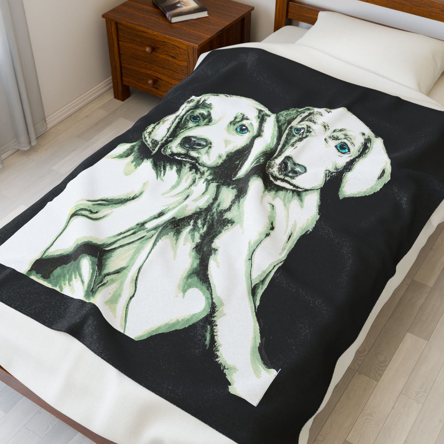 Adorable Puppy Design Plush Blanket Perfect for Pet Lovers