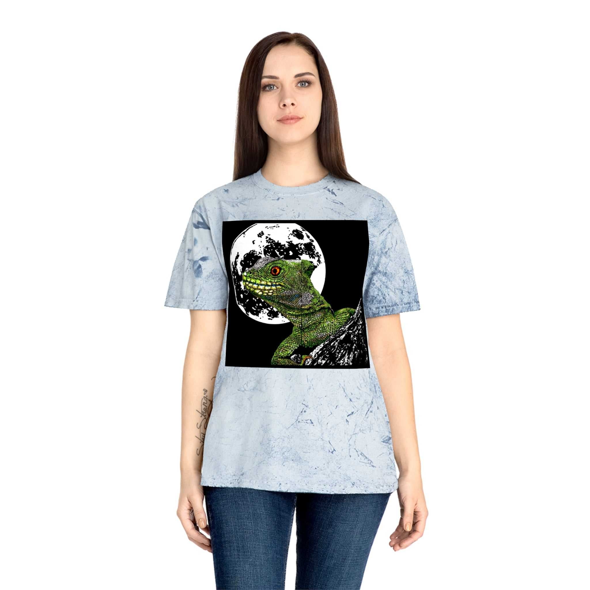Striking Lizard Color Blast T Shirt featuring the Original