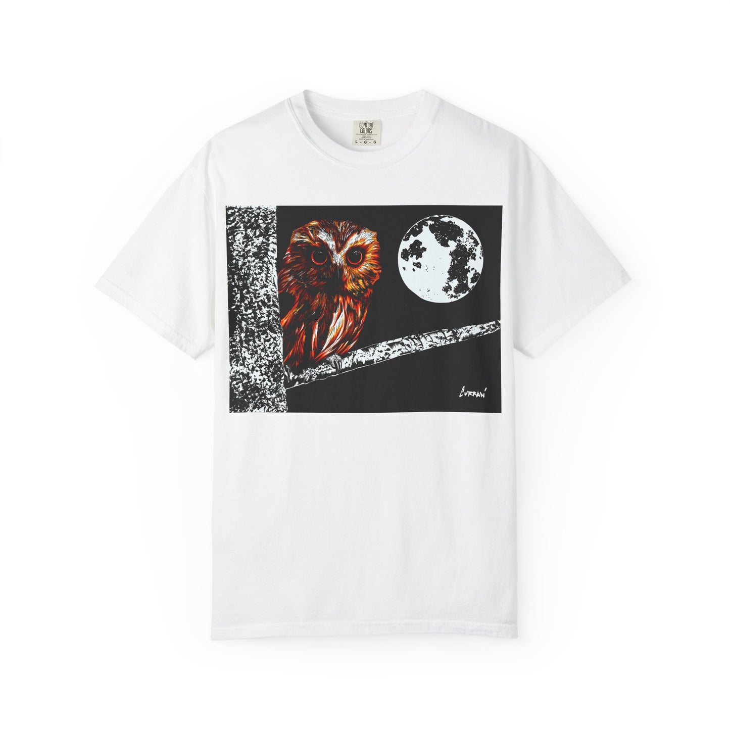 Moonlit Owl Unisex T-Shirt - Nature-Inspired Graphic Tee