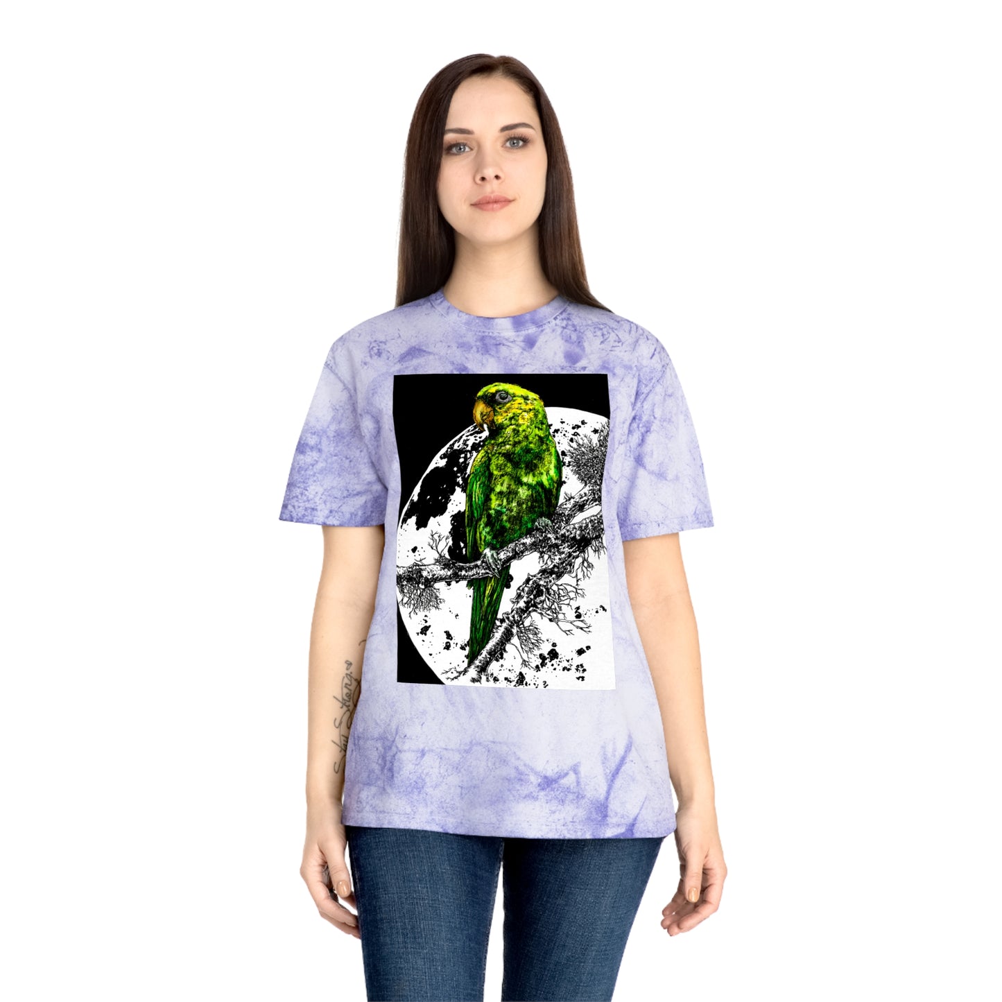 Parrot Color Blast Unisex T-Shirt - Vibrant Bird Art Tee