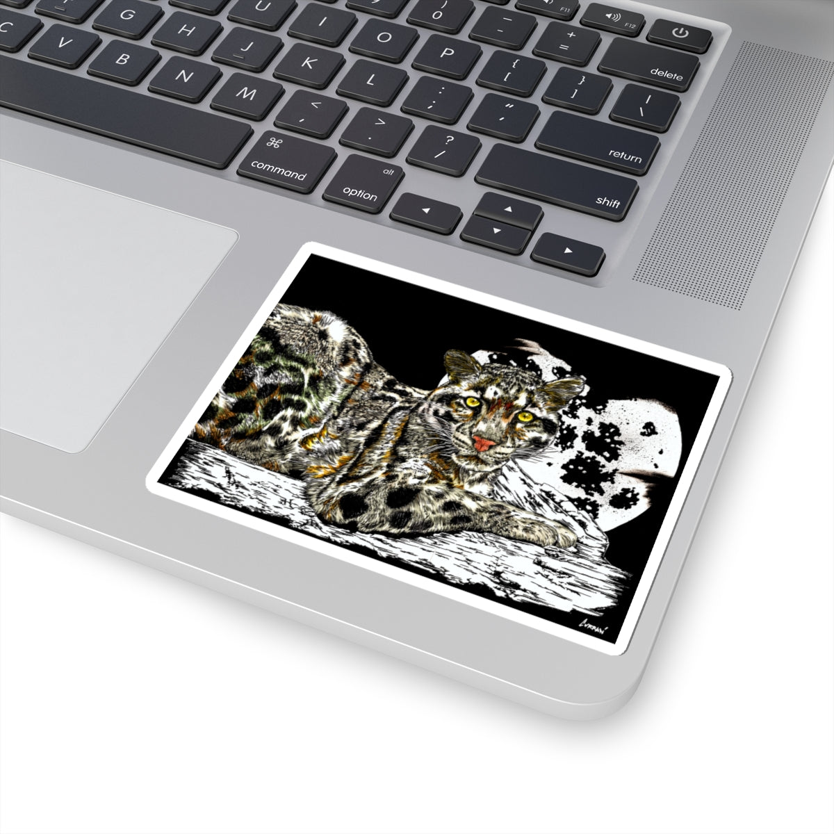 Majestic Leopard Kiss-Cut Stickers | Wildlife Lovers Decor
