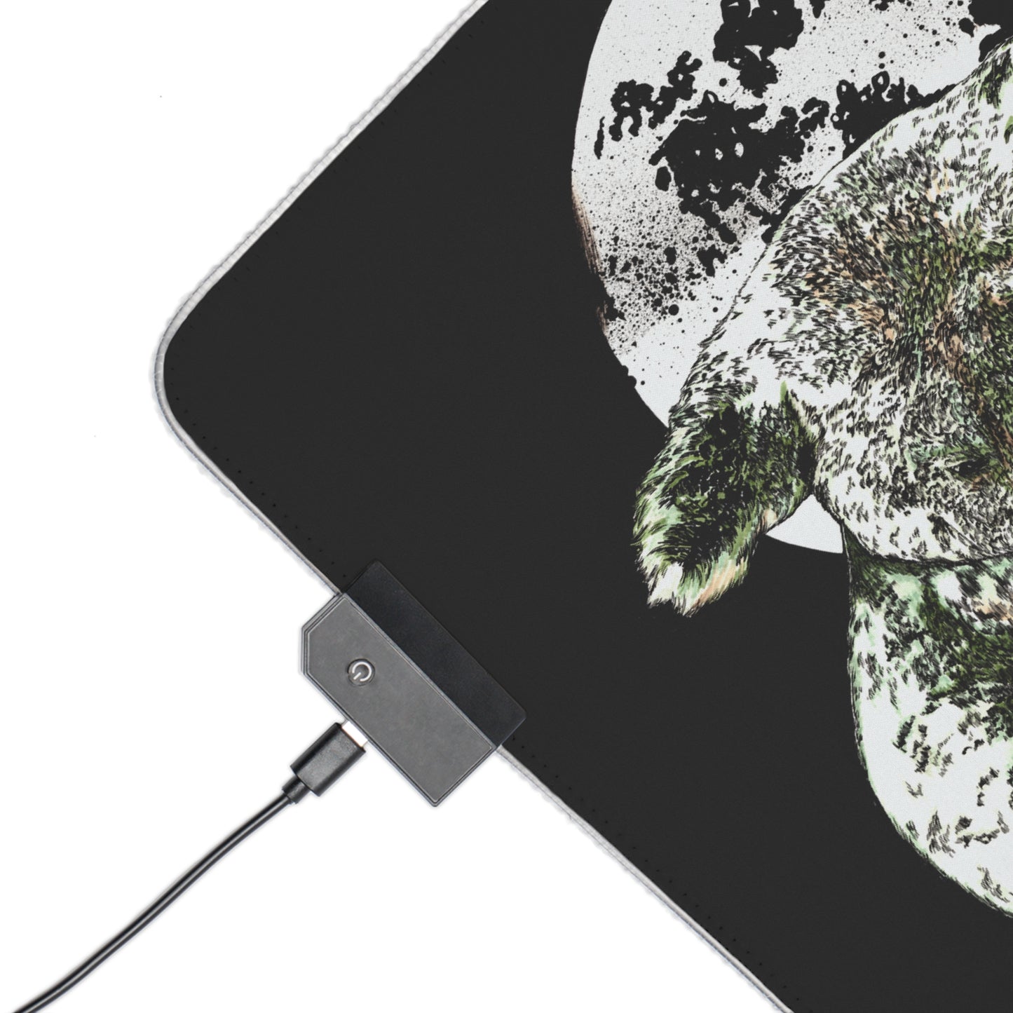 Koala with Moon LED Gaming Mouse Pad, Perfect for Gamers