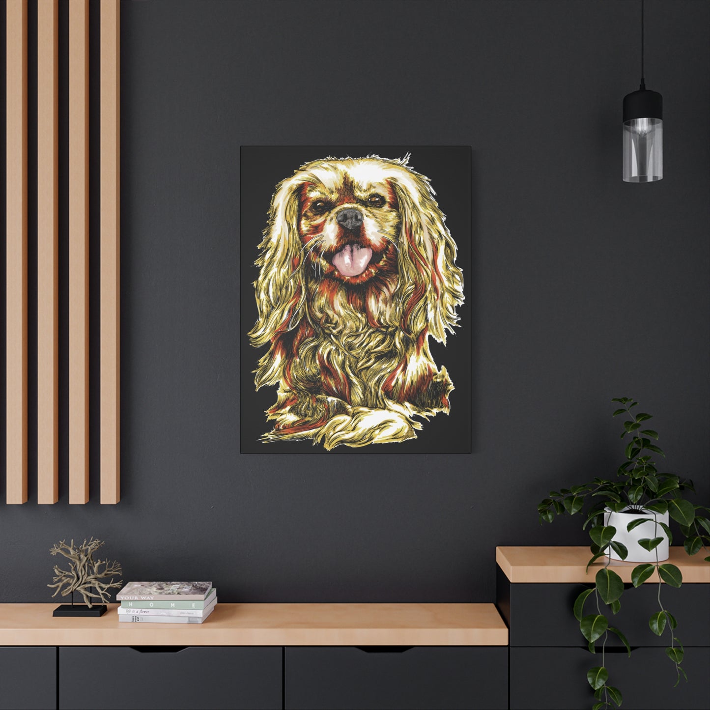 Cocker Spaniel Print, Hand-Drawn Dog Art