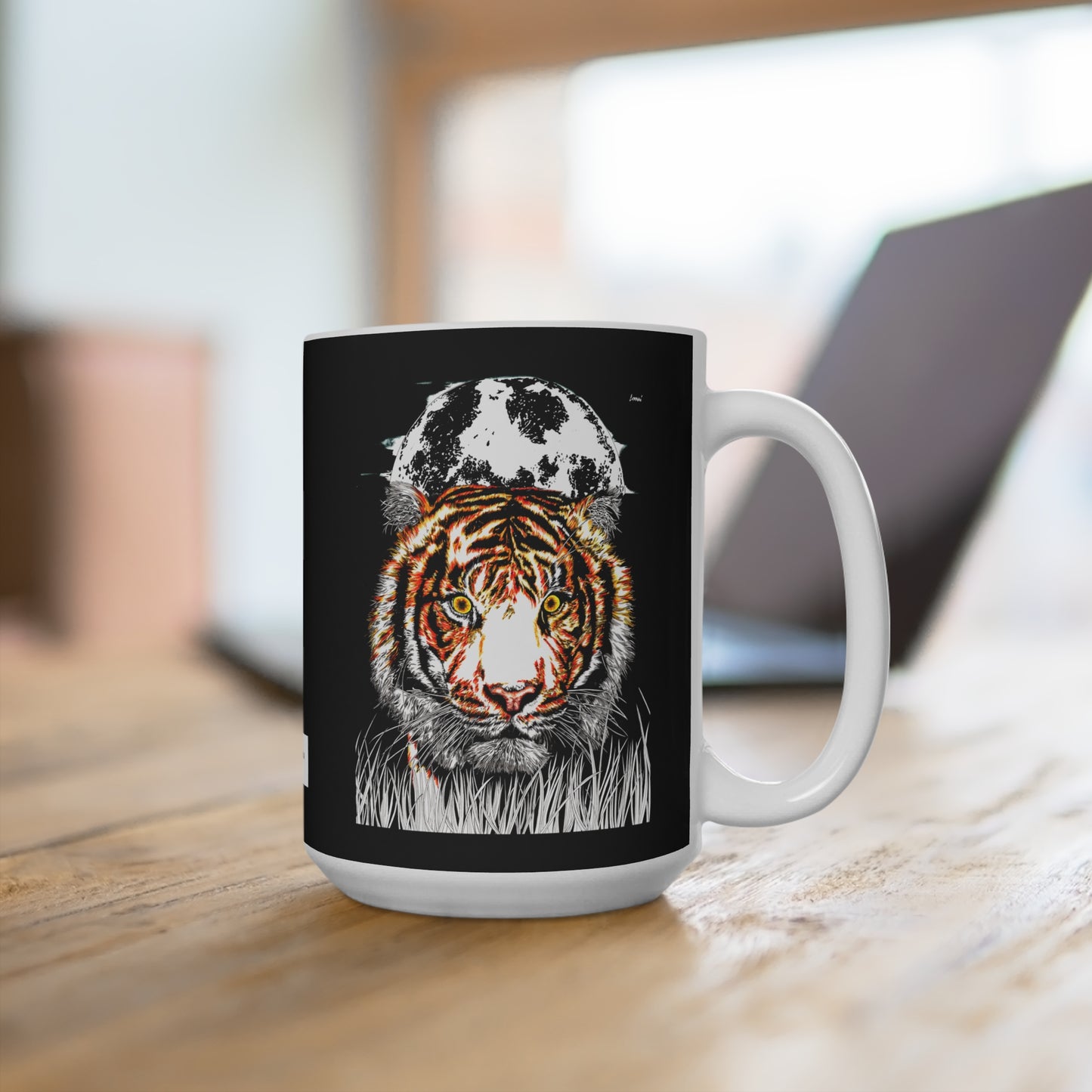 Majestic Tiger 15oz Mug - Fierce Animal Lover Gift