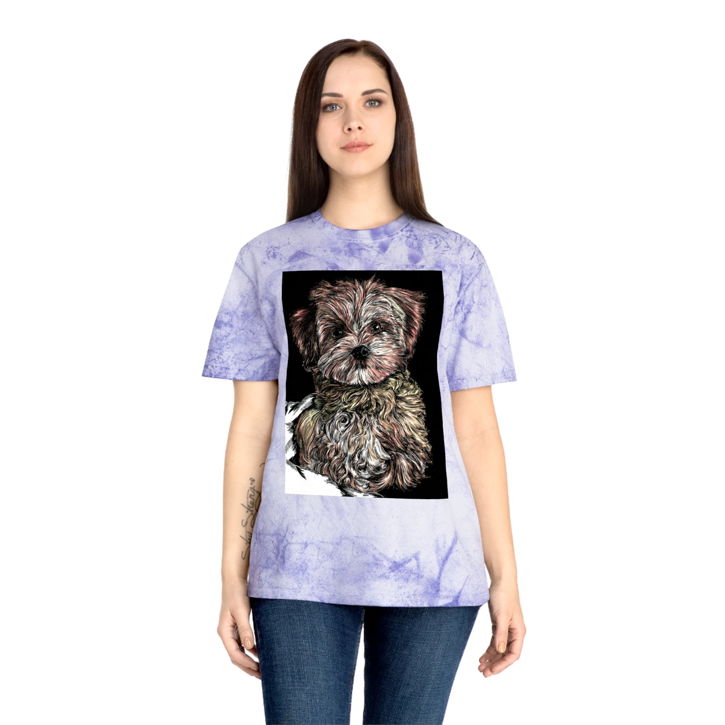 Puppy Colorful Art Unisex T-Shirt - Perfect Gift for Pet Lovers
