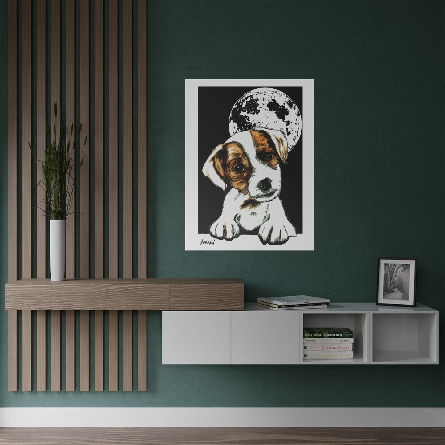 Adorable Beagle Satin Poster - Perfect for Animal Lovers