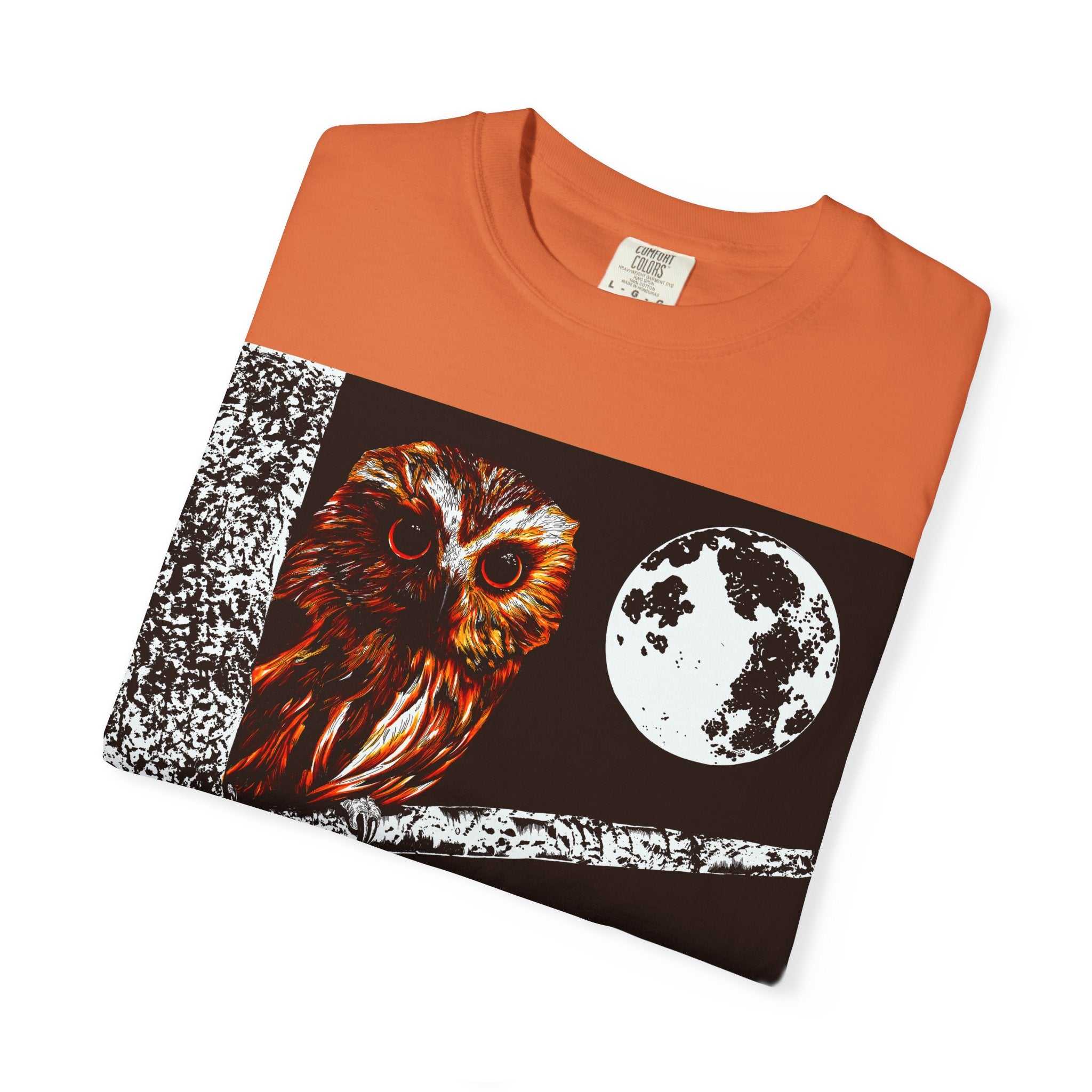 Moonlit Owl Unisex T-Shirt - Nature-Inspired Graphic Tee