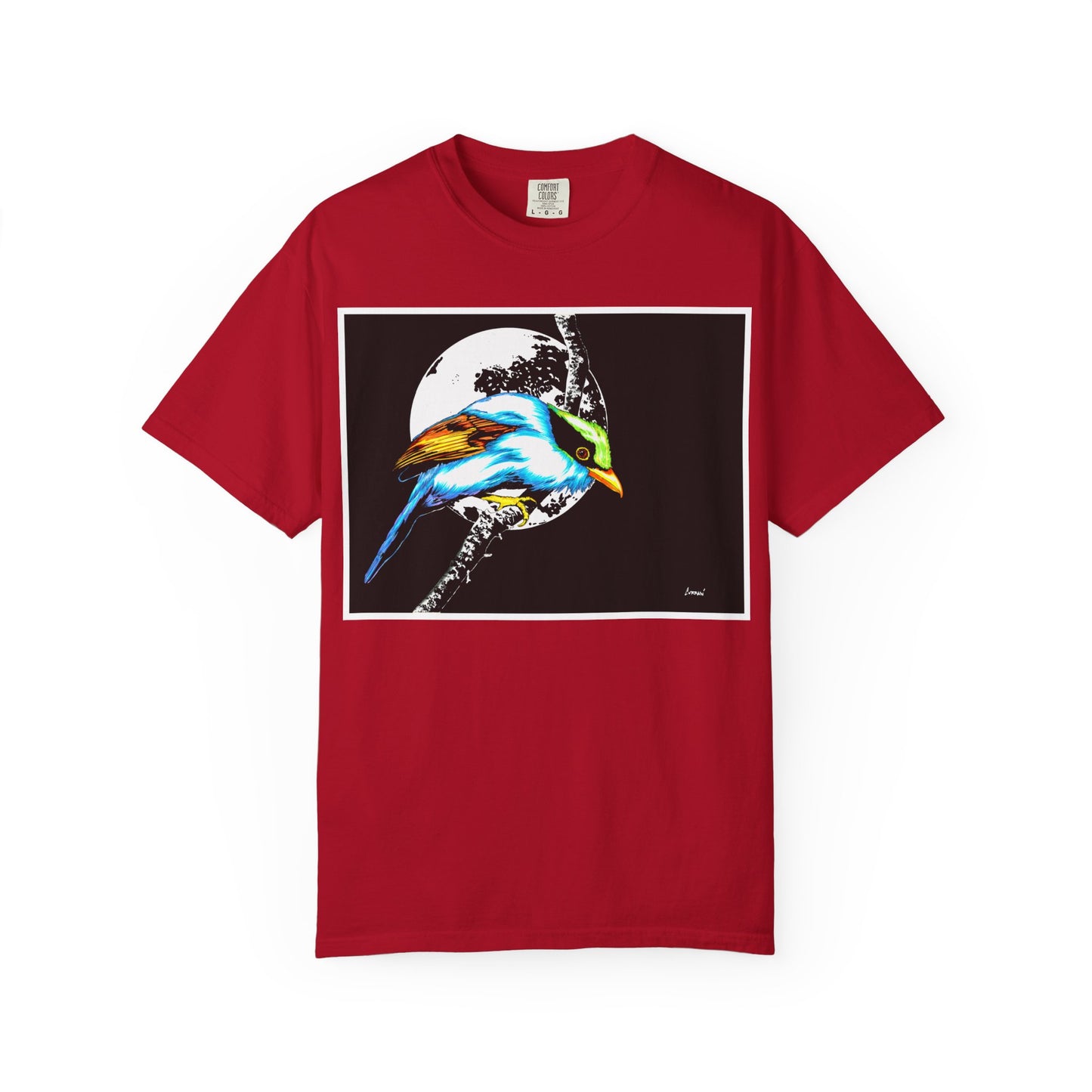 Colorful Bird Graphic Unisex T-Shirt - Nature Lover Apparel