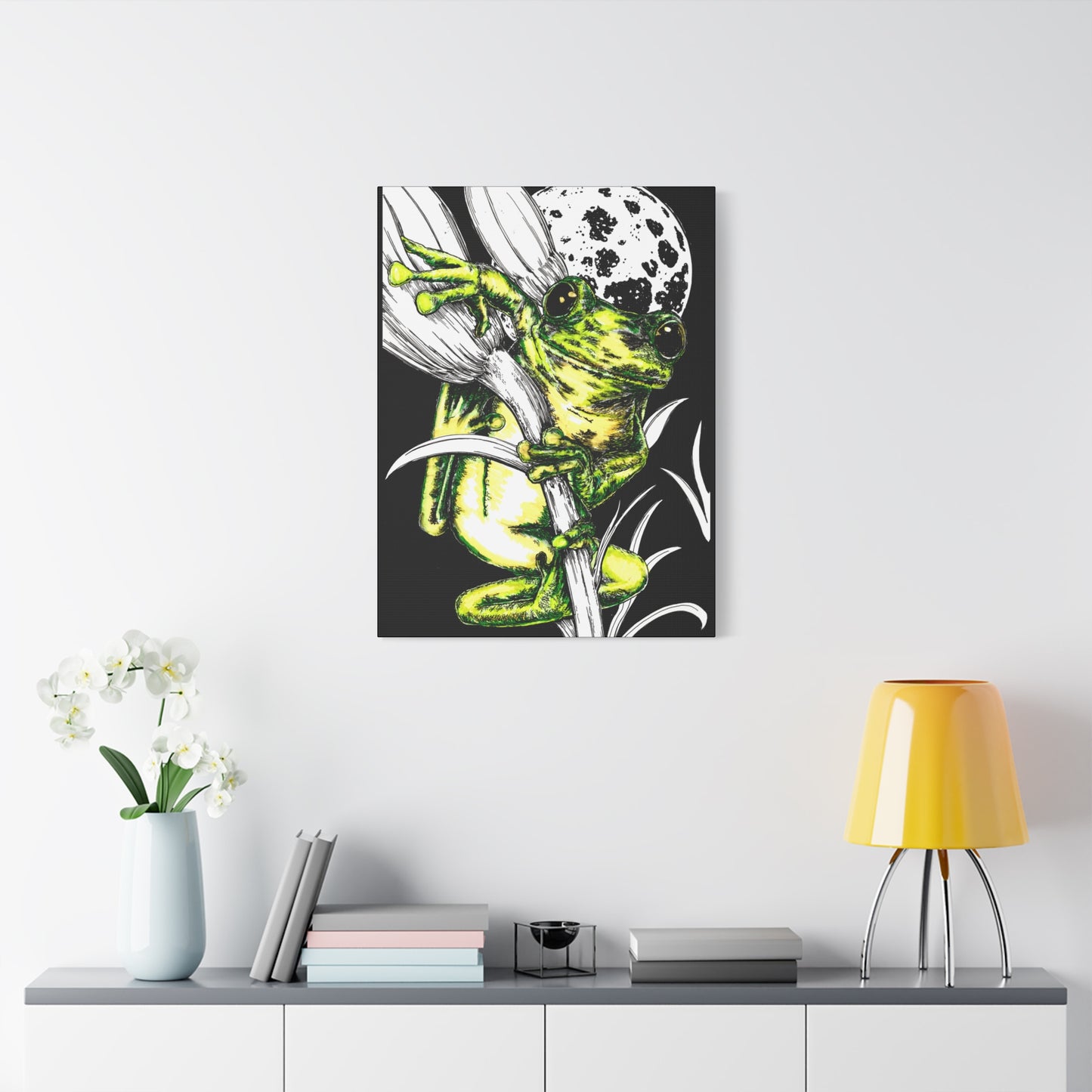 Frog 1 Wall Art Print of the Original, hand drawn wall art