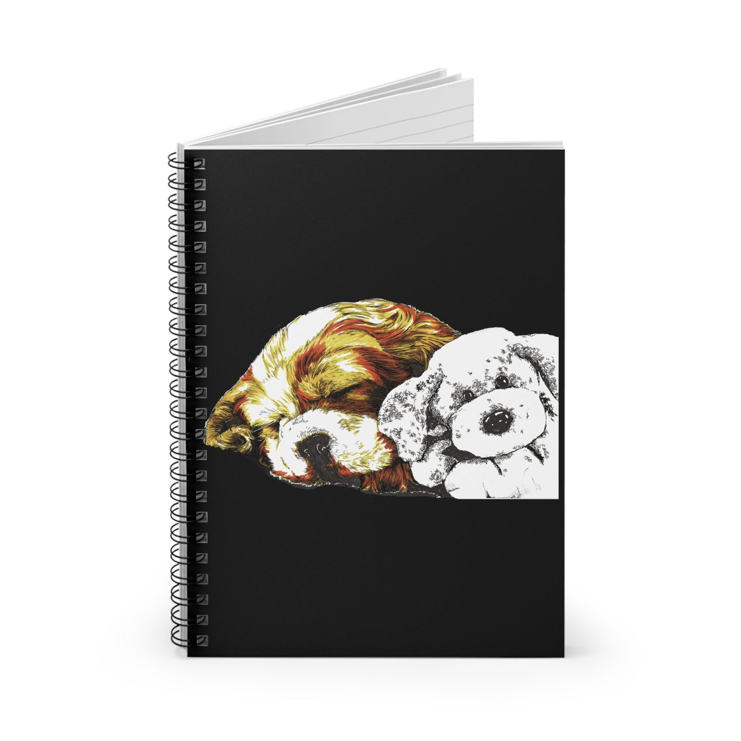 Cocker Spaniel Ruled Line Spiral Notebook