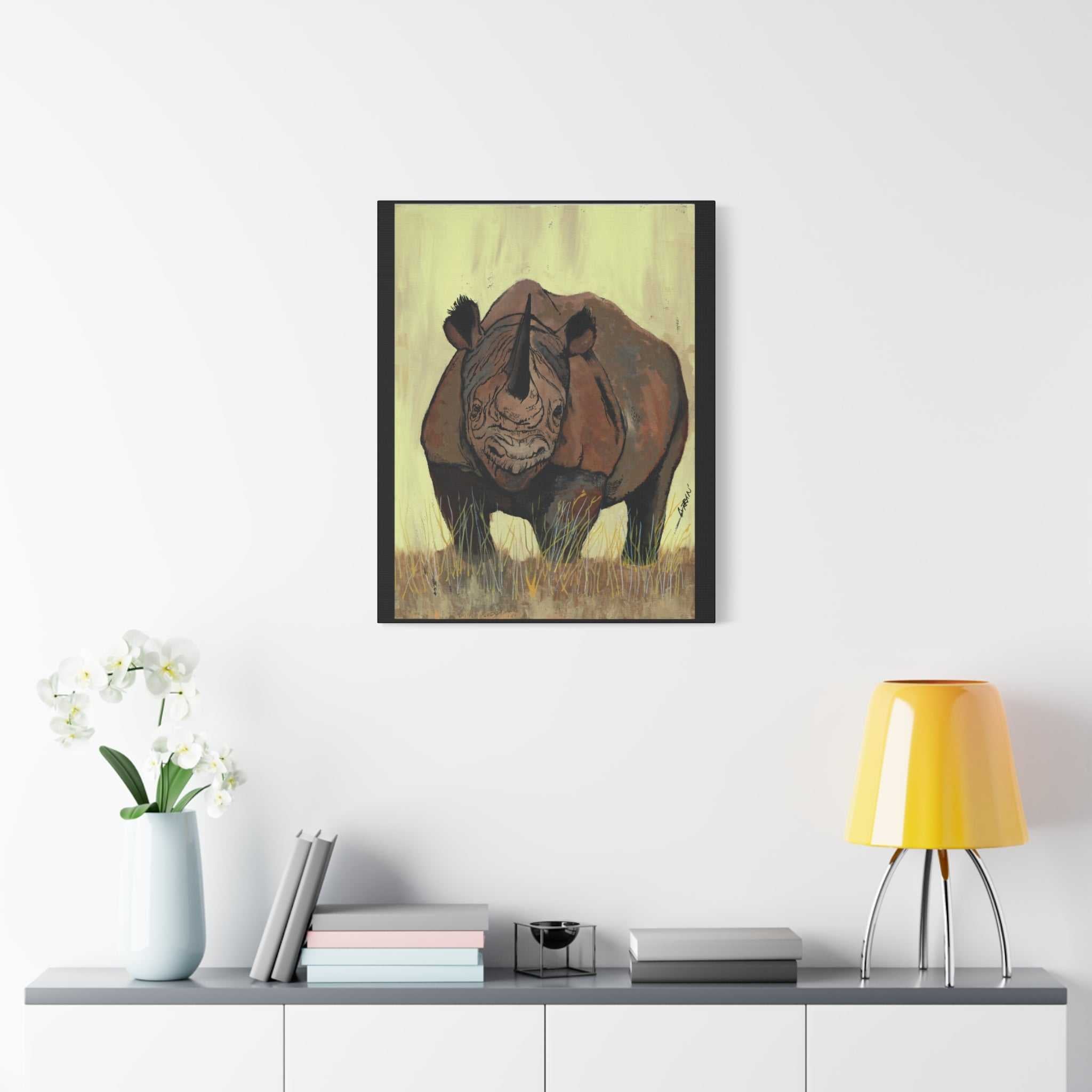 Transform your space with our stunning Rhino Wall Art Print of the Original, hand drawn wall art of a Rhino masterpiece. Elevate your décor now!