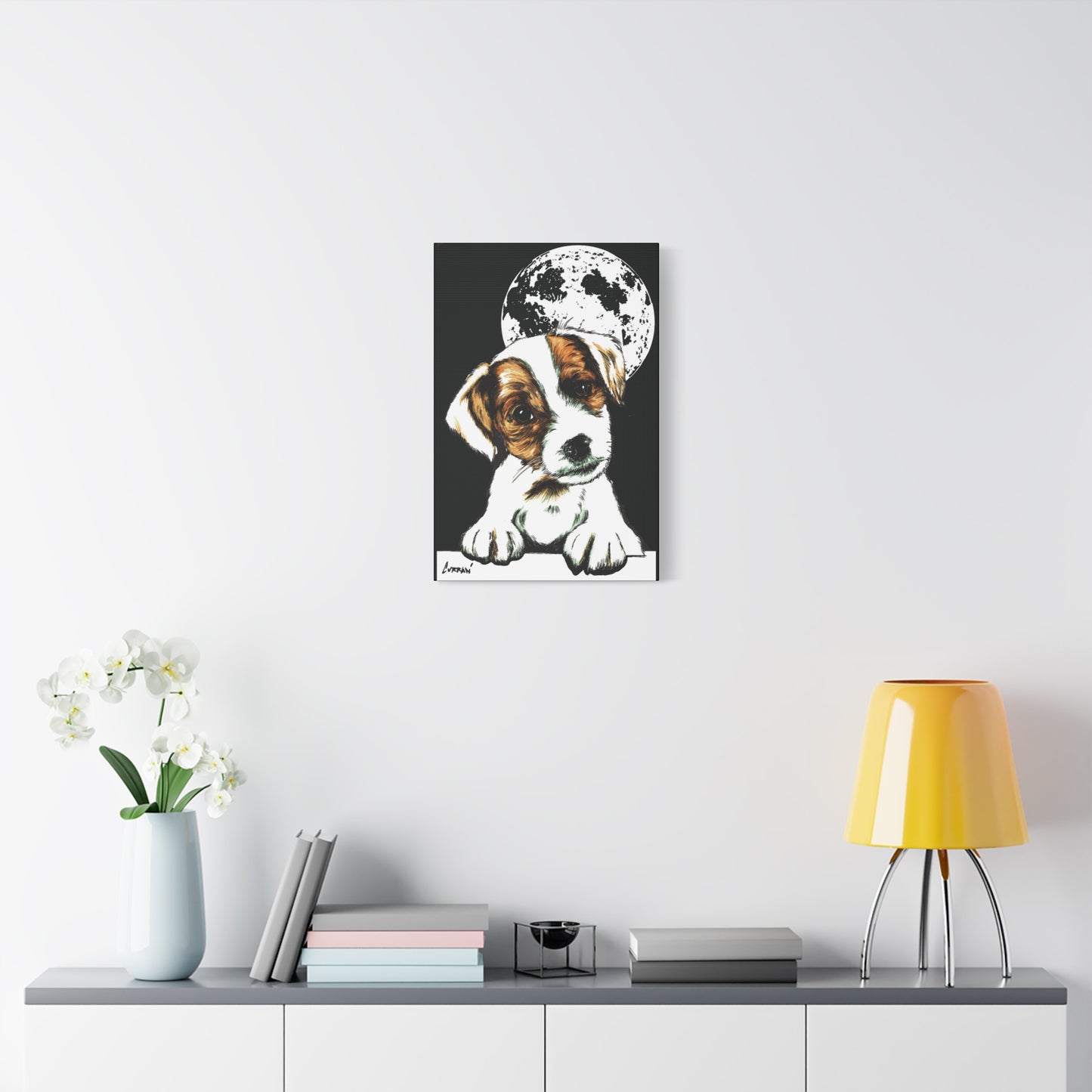 Beagle Wall Art Print of the Original, hand drawn wall art