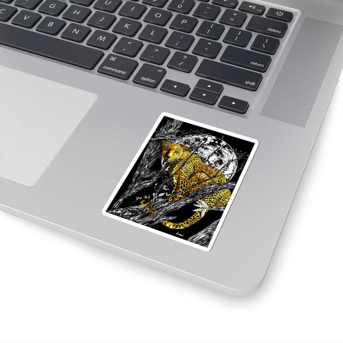 Vibrant Cheetah Kiss-Cut Stickers | Jungle Wild Animal Art for Nature Lovers