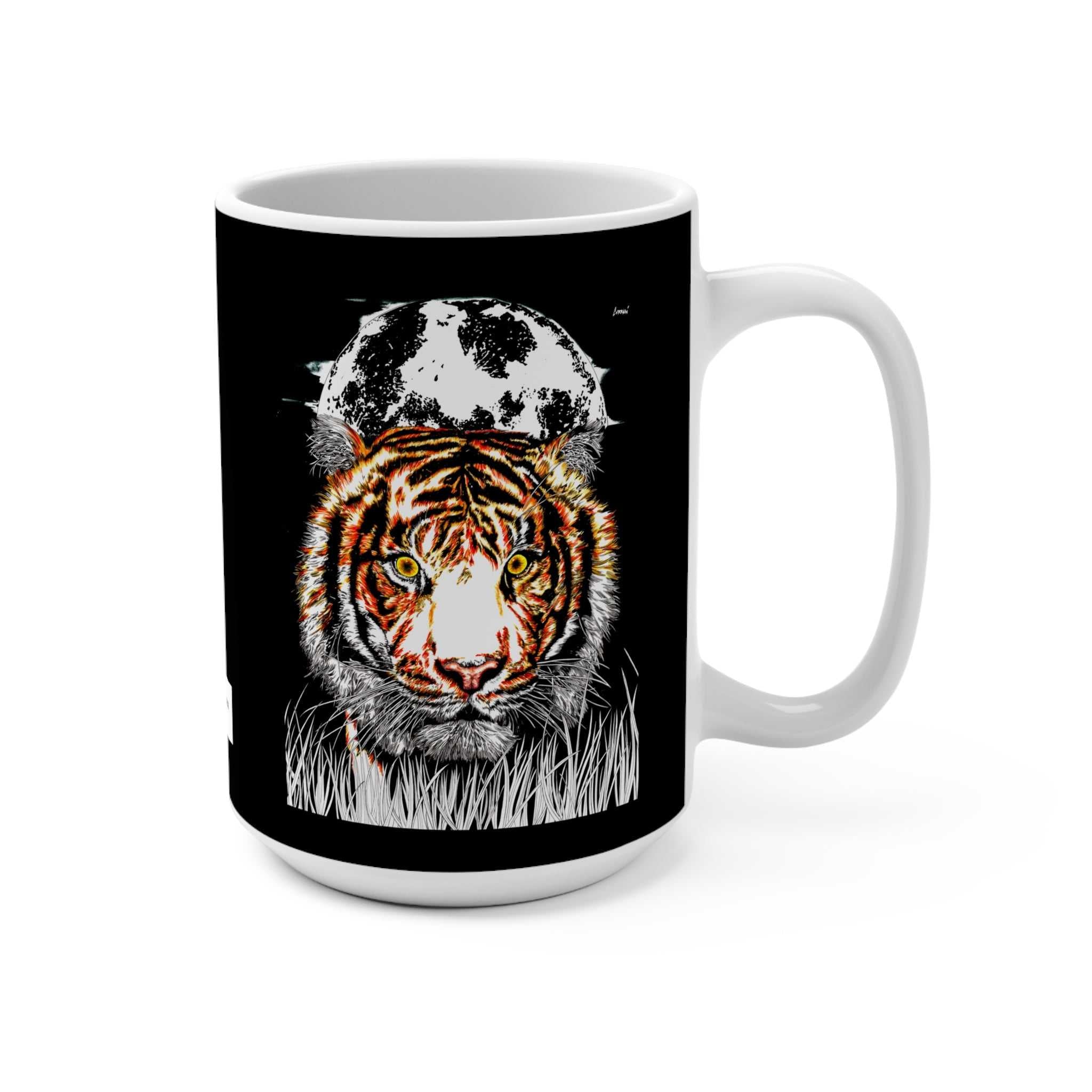 Tiger 15oz Mug - Fierce Animal Lover Gift