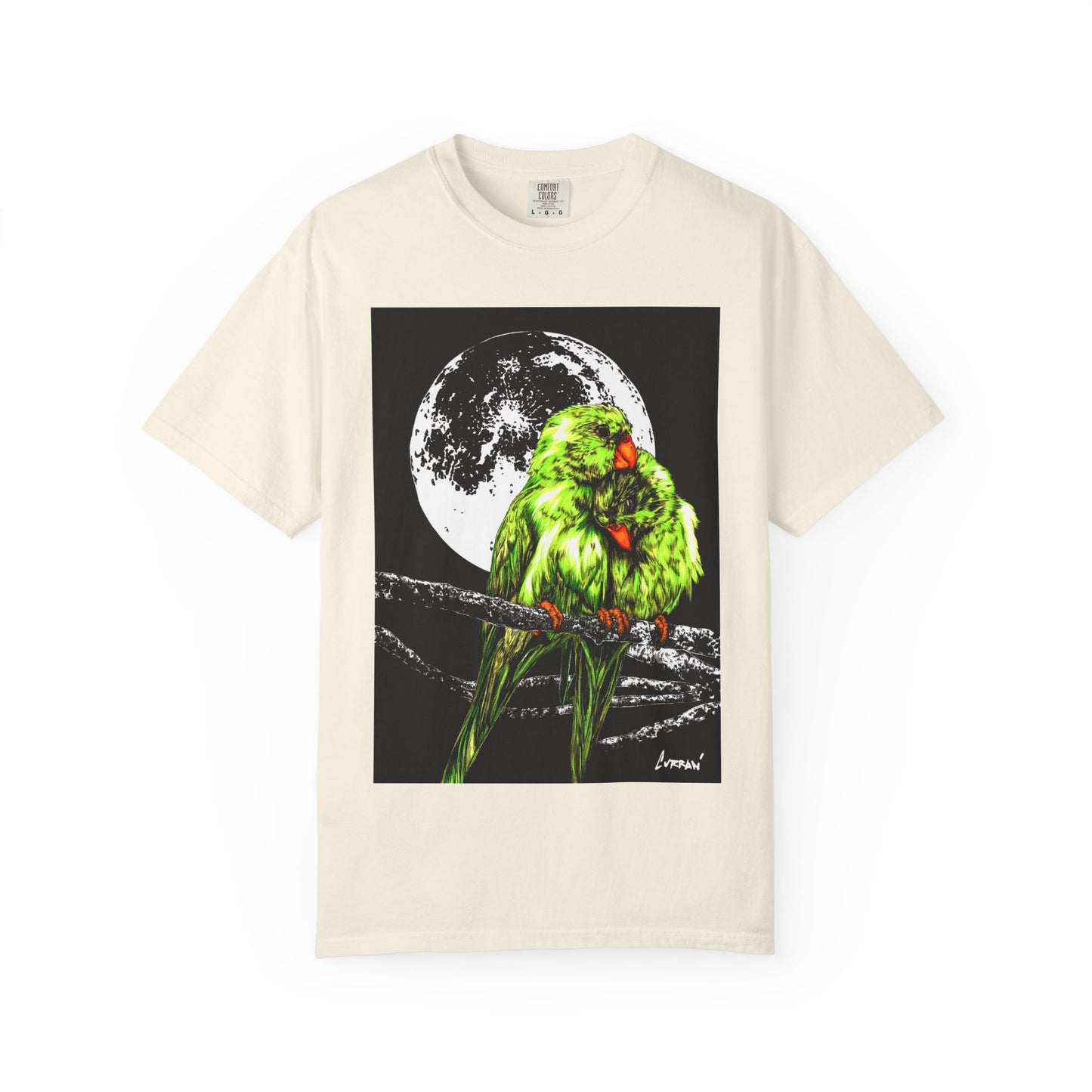Parrots in the Moonlight Unisex T-shirt