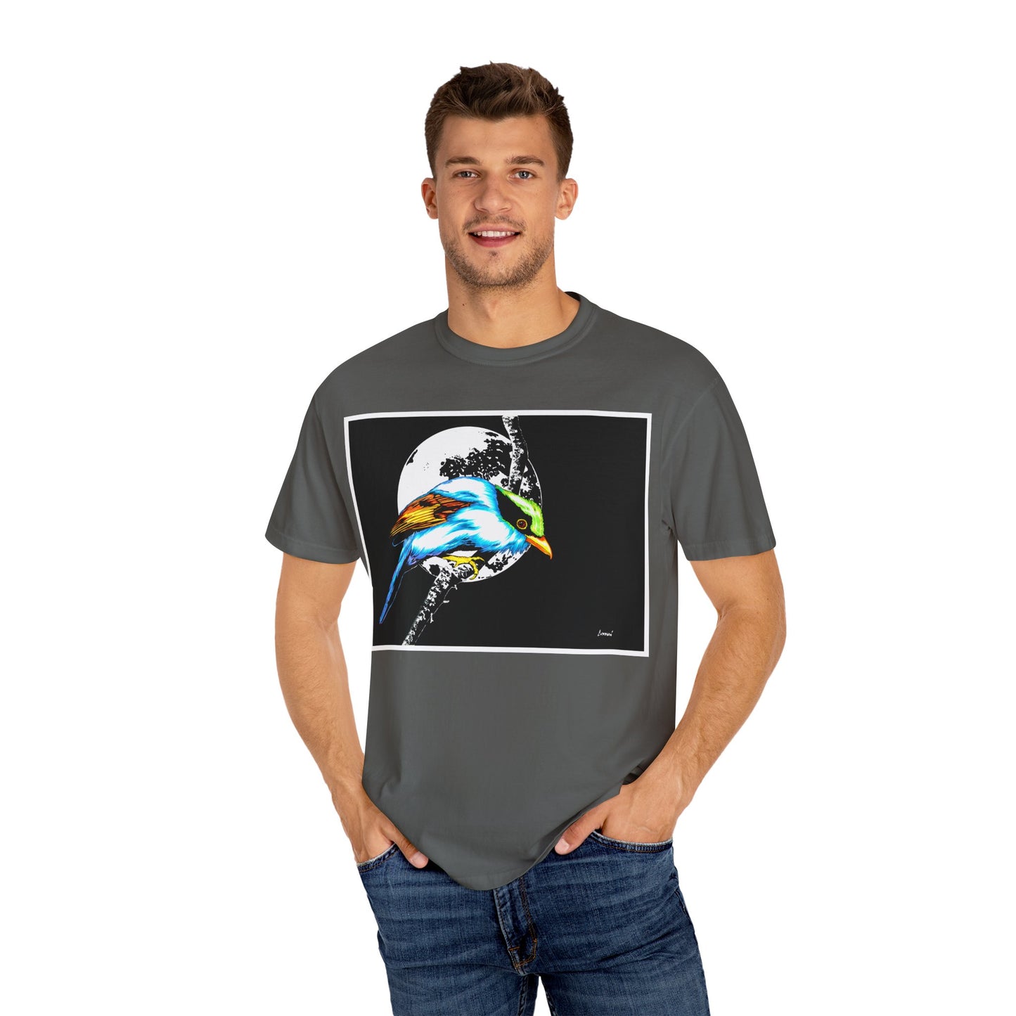 Colorful Bird Graphic Unisex T-Shirt - Nature Lover Apparel