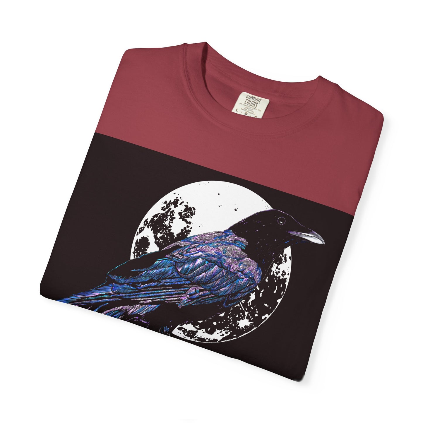 Crow Garment-Dyed T-Shirt for Nature Lovers