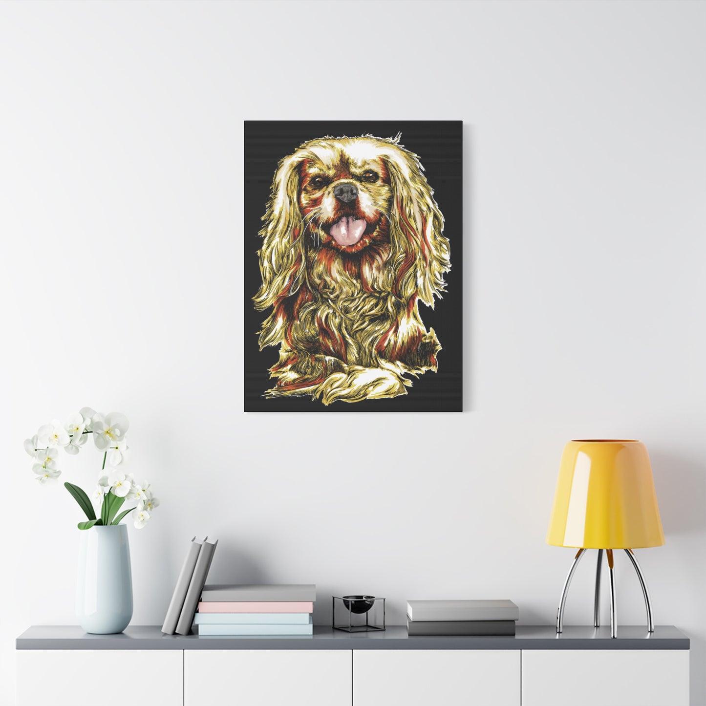 Cocker Spaniel Print, Hand-Drawn Dog Art
