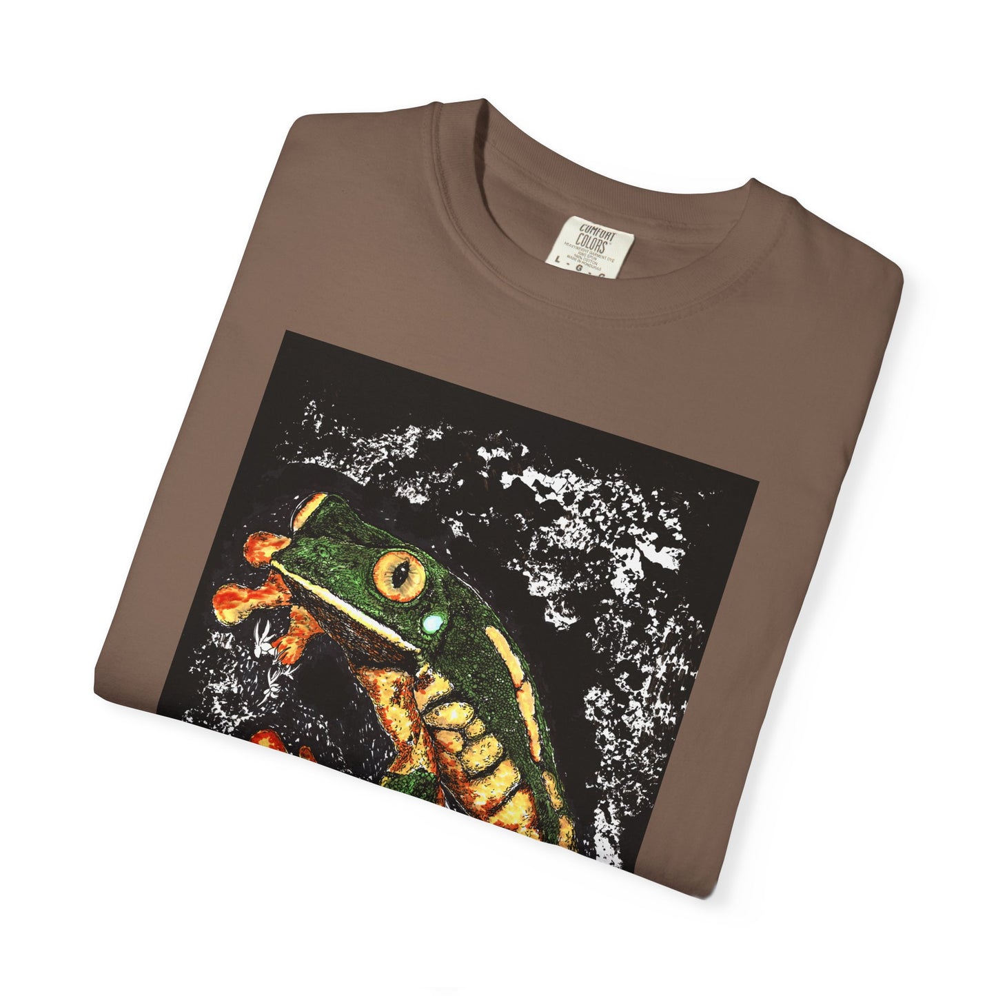 Colorful Frog Unisex T-shirt - Eco-Friendly Art Tee