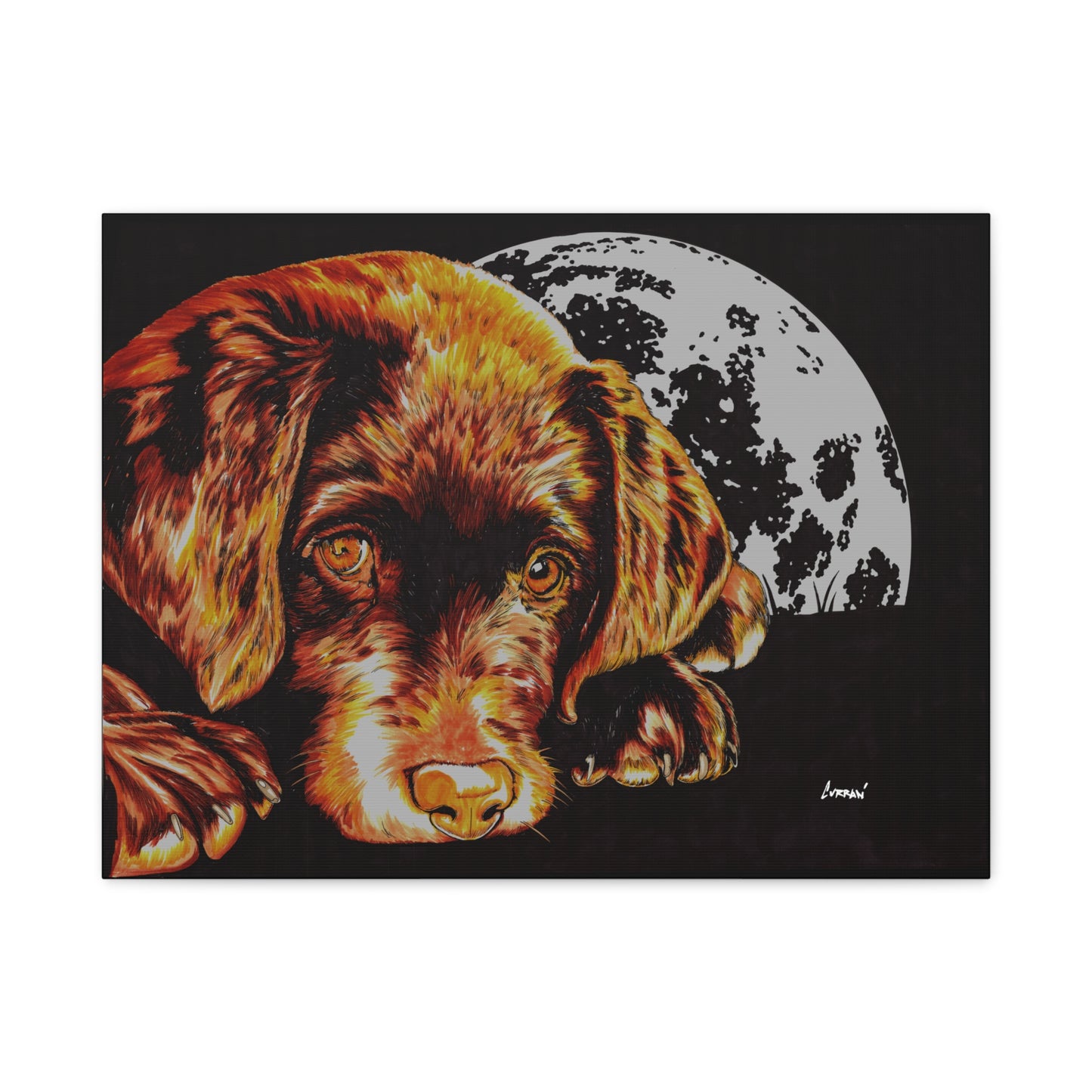 Chocolate Lab Puppy Wall Art Print of the Original