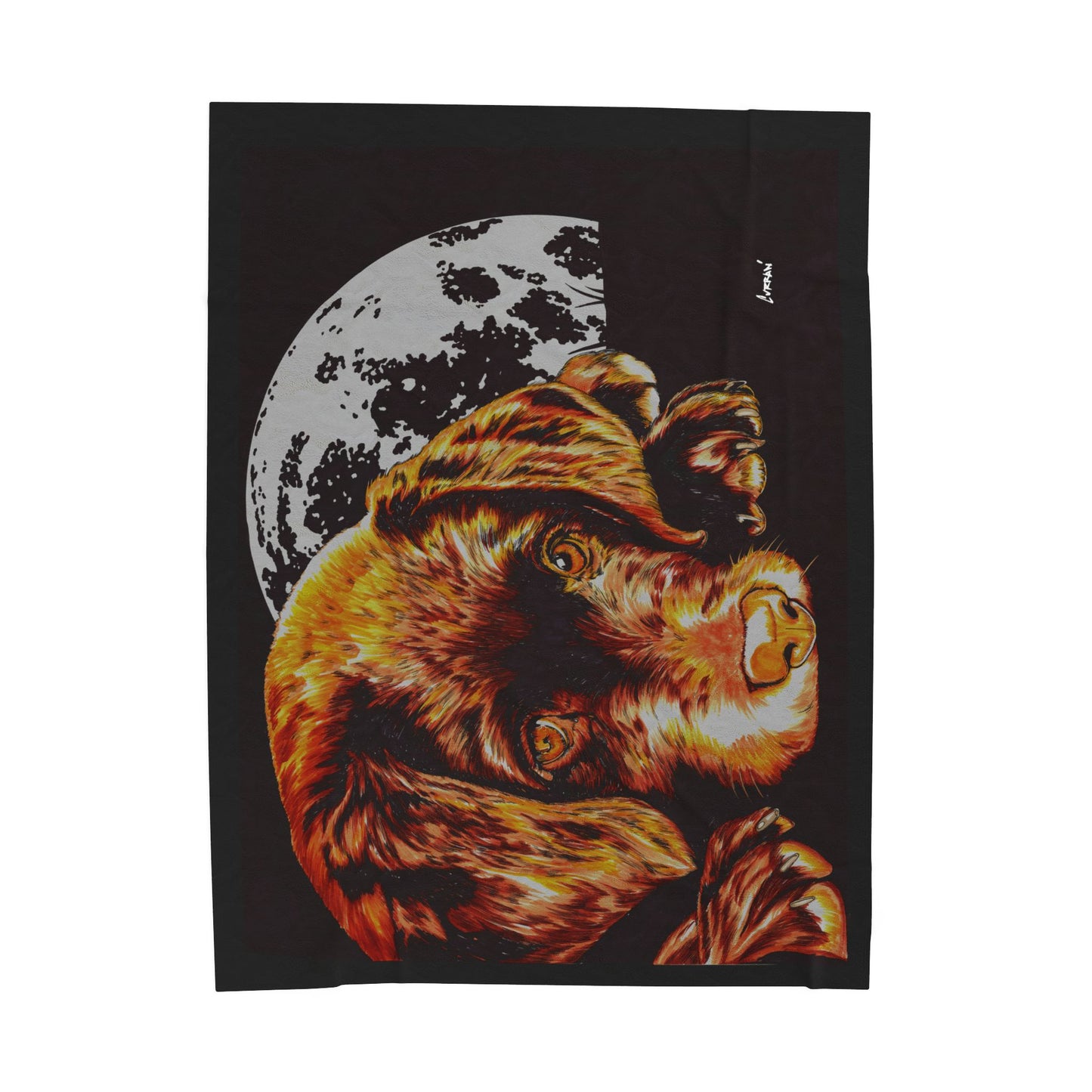 Chocolate Lab Puppy Velveteen Plush Blanket Stunning Design