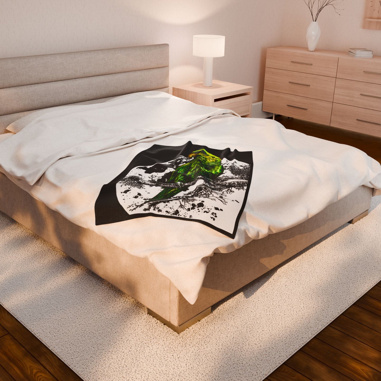 Colorful Parrot Velvet Plush Blanket -Tropical Vibes for Home Decor