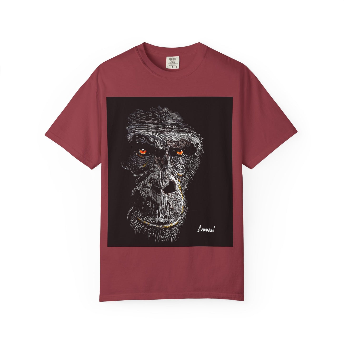 Gorilla Garment-Dyed Art T-Shirt | Unique Unisex Graphic Tee