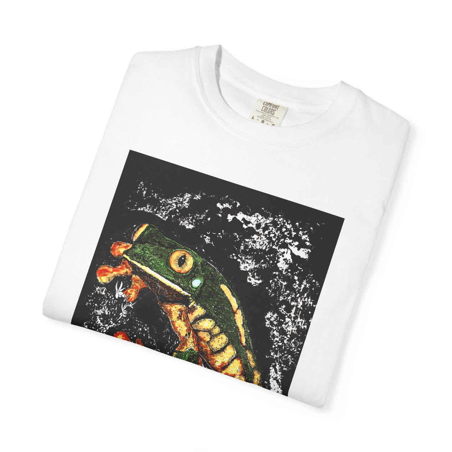 Colorful Frog Unisex T-shirt - Eco-Friendly Art Tee