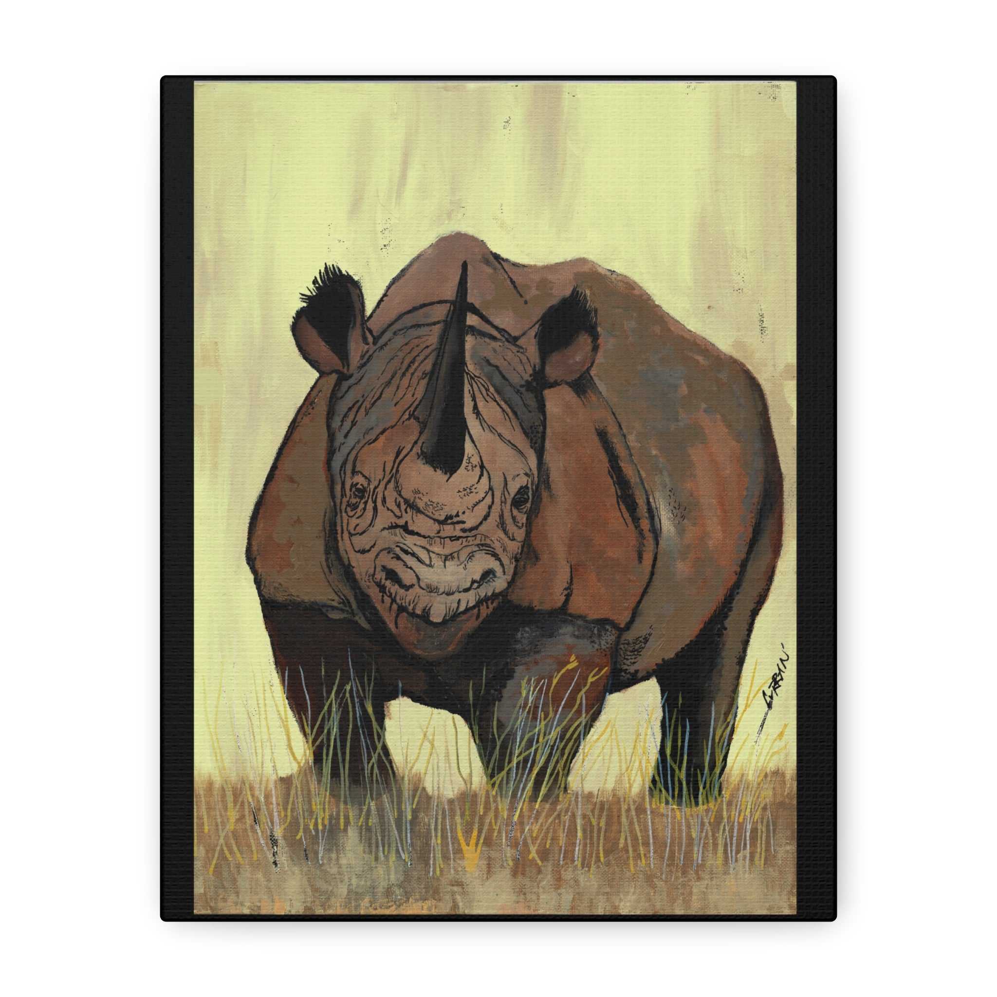 Transform your space with our stunning Rhino Wall Art Print of the Original, hand drawn wall art of a Rhino masterpiece. Elevate your décor now!